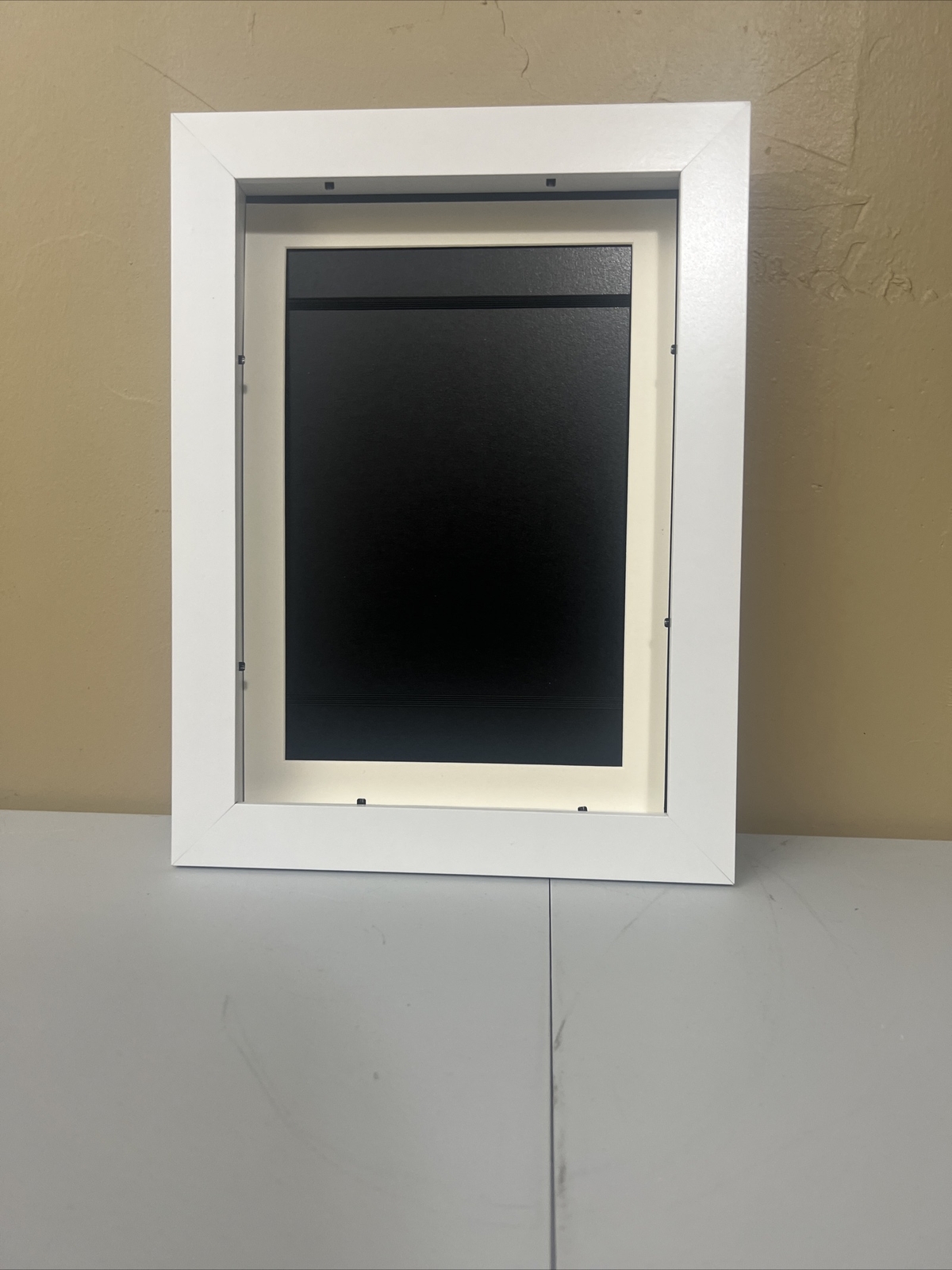 Kids Art Frame White Front Opening