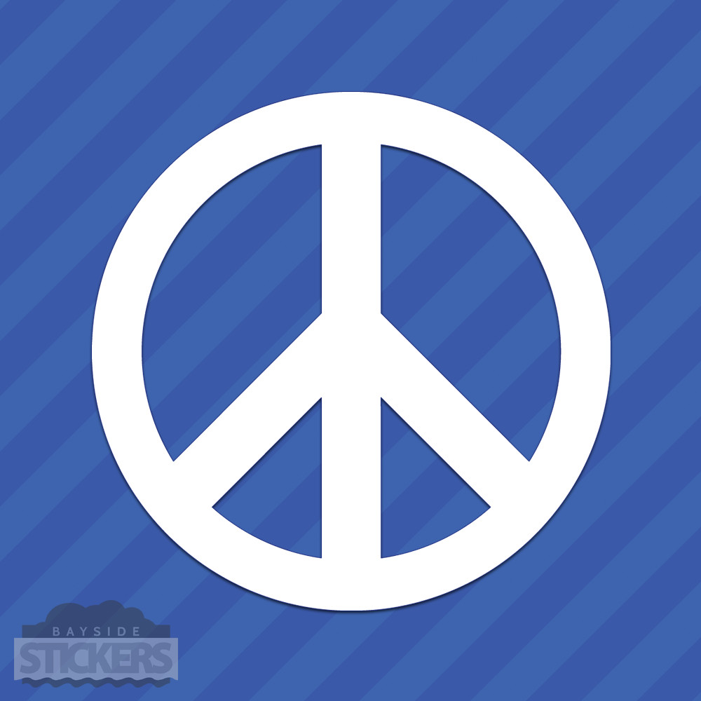 Peace Sign Vinyl Decal Sticker