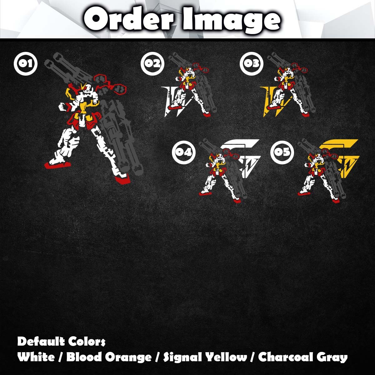 Gundam Heavyarms Customized Vinyl Decal (Anime Mecha Car Laptop PC Tower Decor)