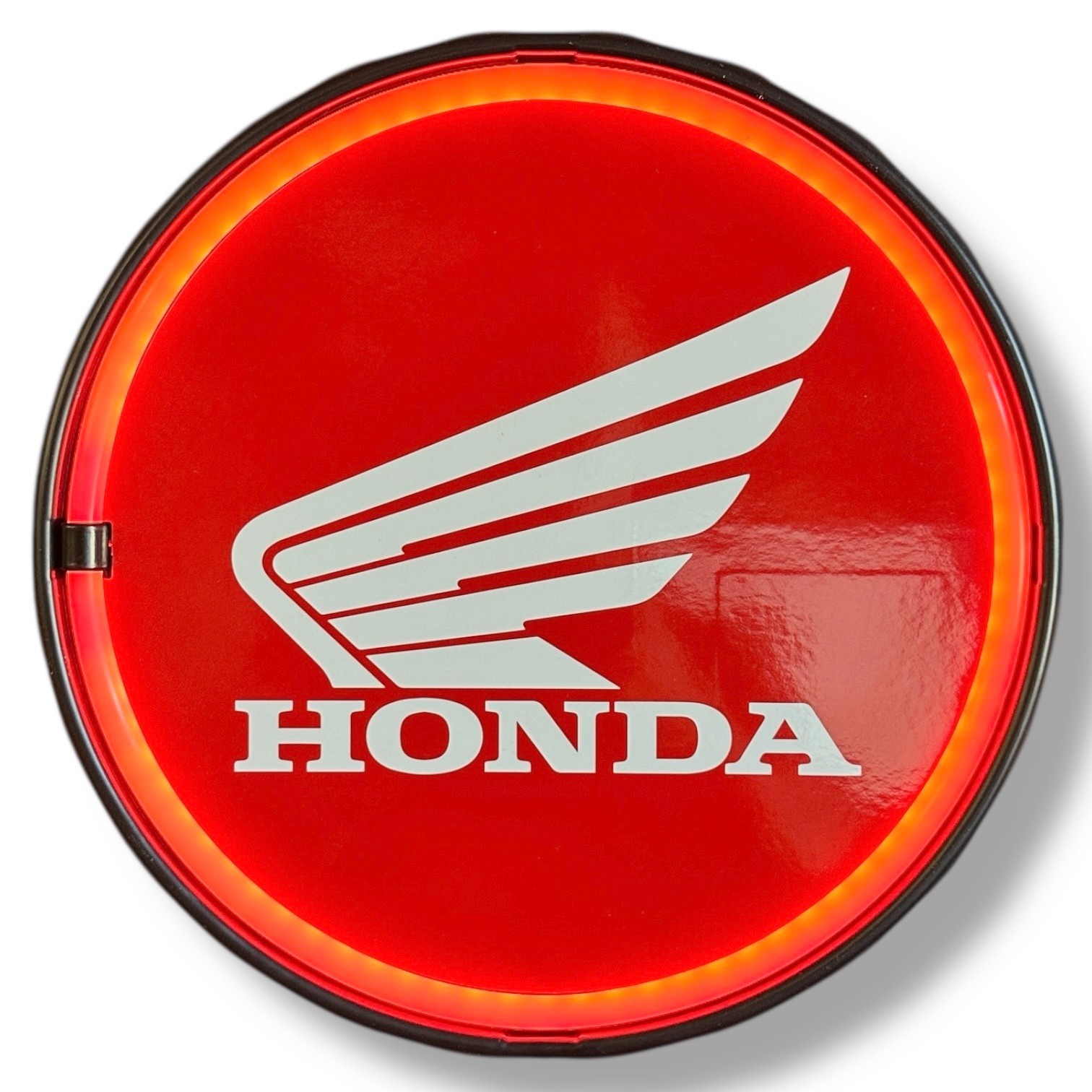 Honda Wing 12″ LED Neon Light Up Sign Man Cave Garage Decor Battery/USB Power