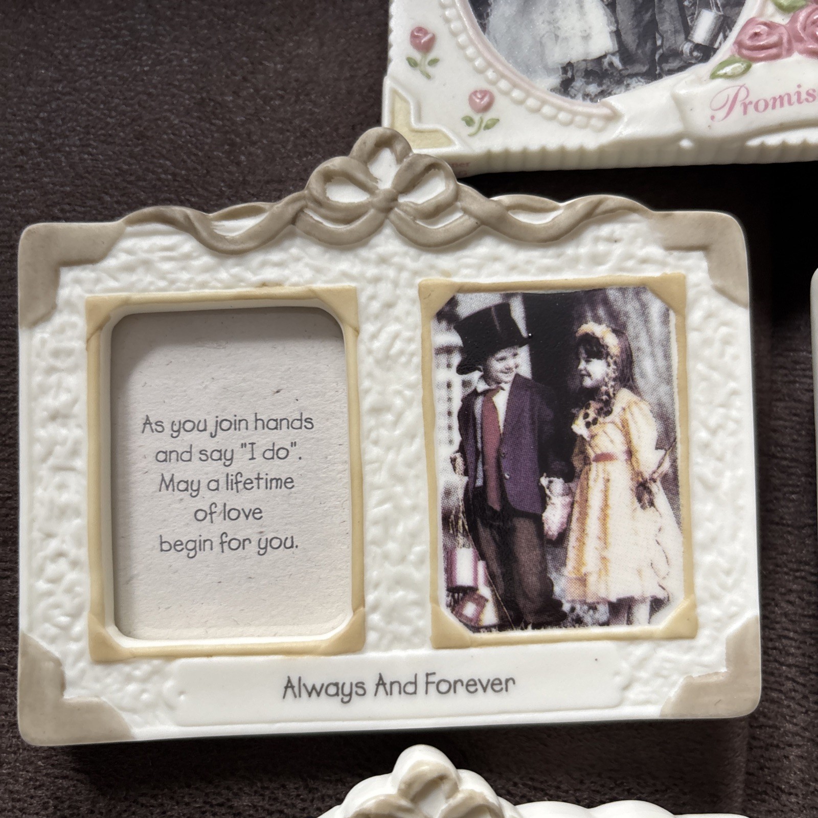 1996 PRETTY AS A PICTURE ASSORTED MINI PICTURE FRAMES – LOT OF 5 (see Descript)