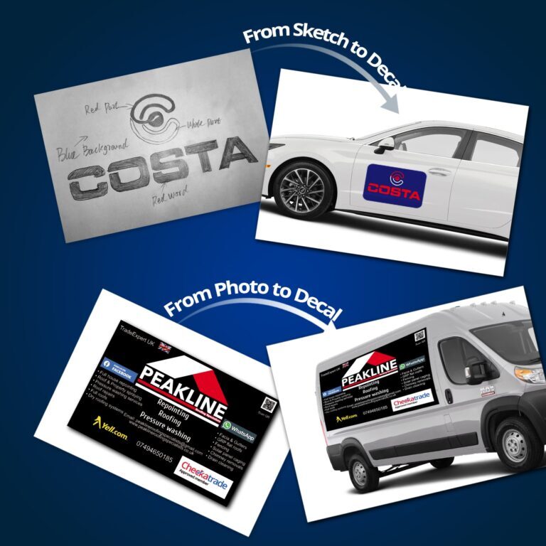 Anley Custom Car Vinyl Lettering – Personalized Text Letter Decals Sticker