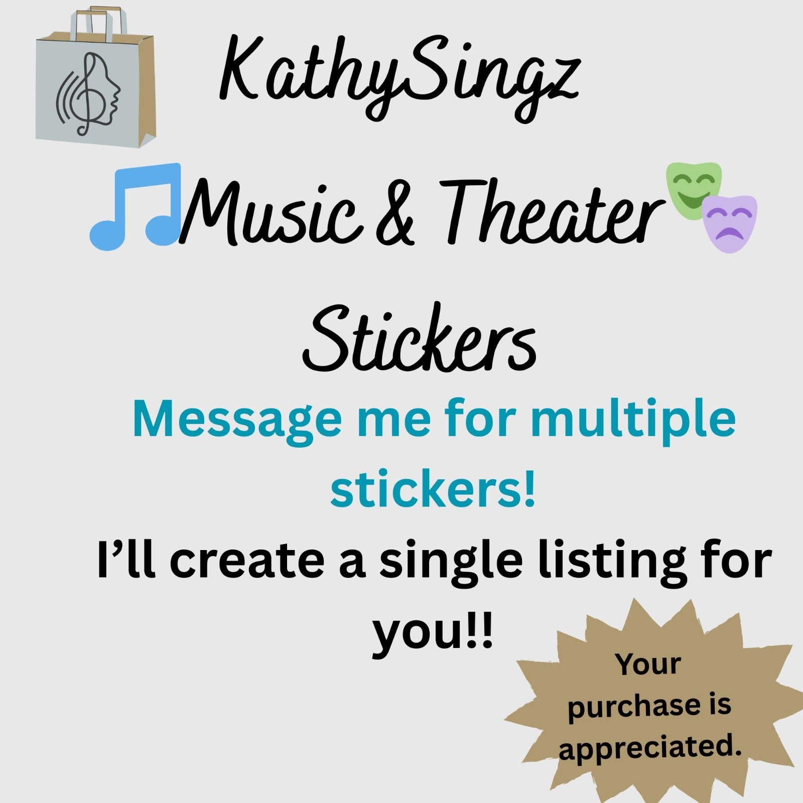 Vintage Style Sheet Music Vinyl Sticker Piano 2in No83