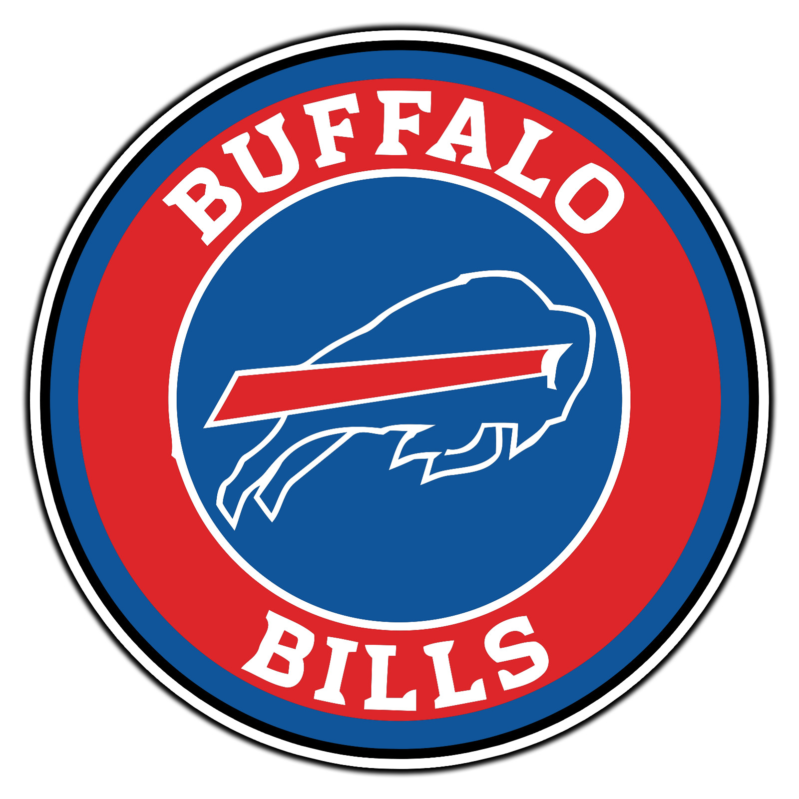 Buffalo Bills Logo #4 Football Sticker Waterproof Vinyl Decal Die-Cut Car Laptop