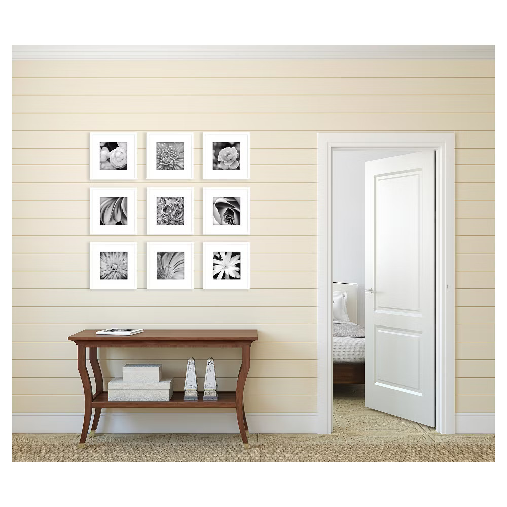 9pk Gallery Perfect Picture Frame White – Gallery Solutions