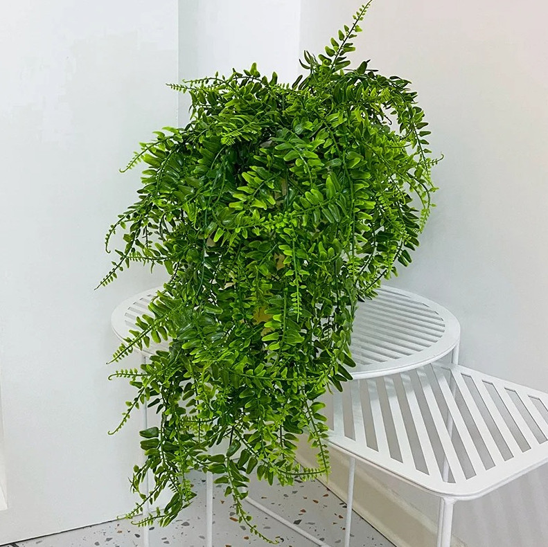 3pcs Green Artificial Hanging Vine Garland Fake Ivy Plant Decor Set – NEW