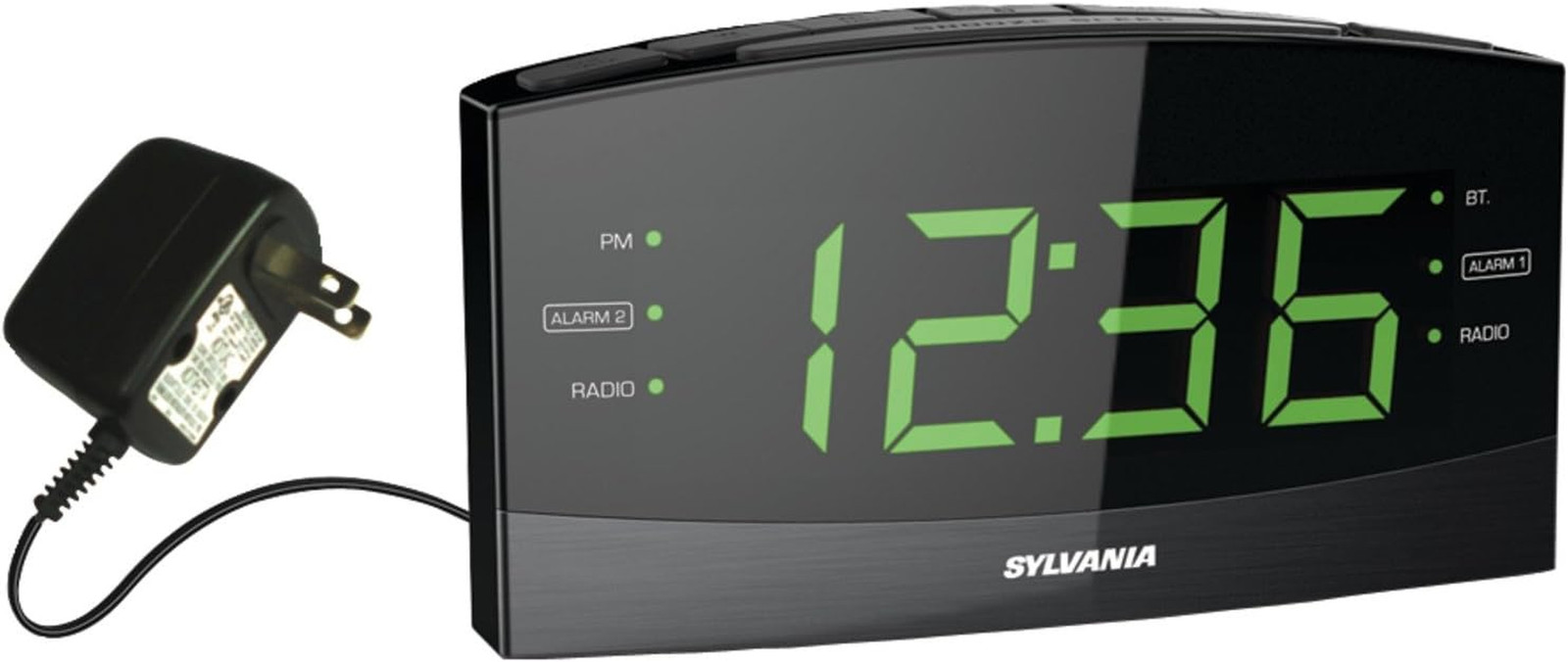 Proscan Unknown PCR1989BT 1.8″ Jumbo Digit Clock with AM/FM Radio, Bluetooth and