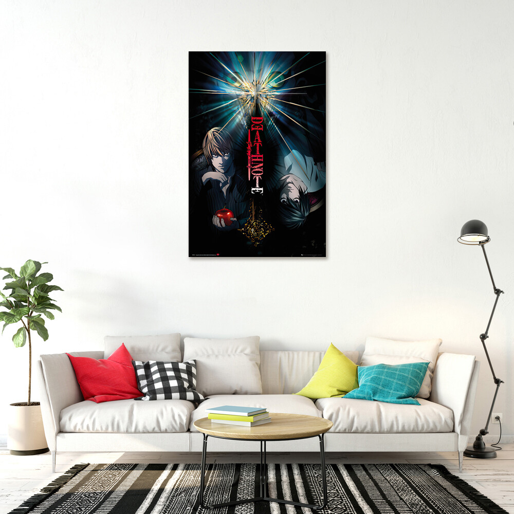 Death Note – Manga / Anime TV Show Poster / Print (Duo – Light Vs. L)
