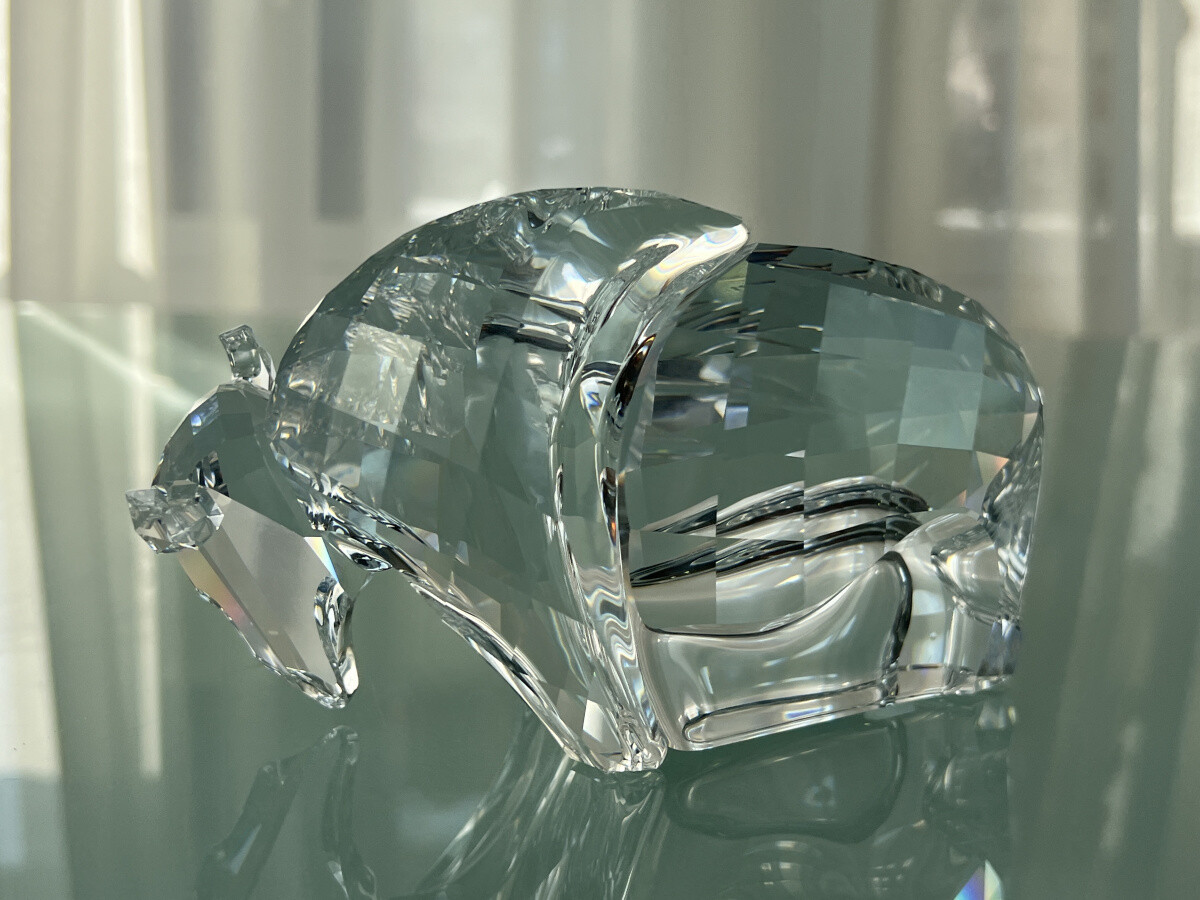 Swarovski Figurine 624598 Symbol Buffalo 17cm Excellent Condition