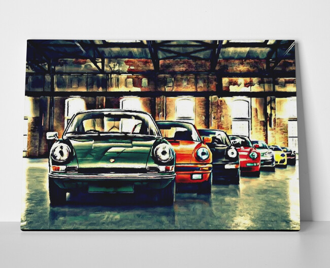 Classic Porsche 911 Poster or Canvas – Porsche Wall Art Print Decor