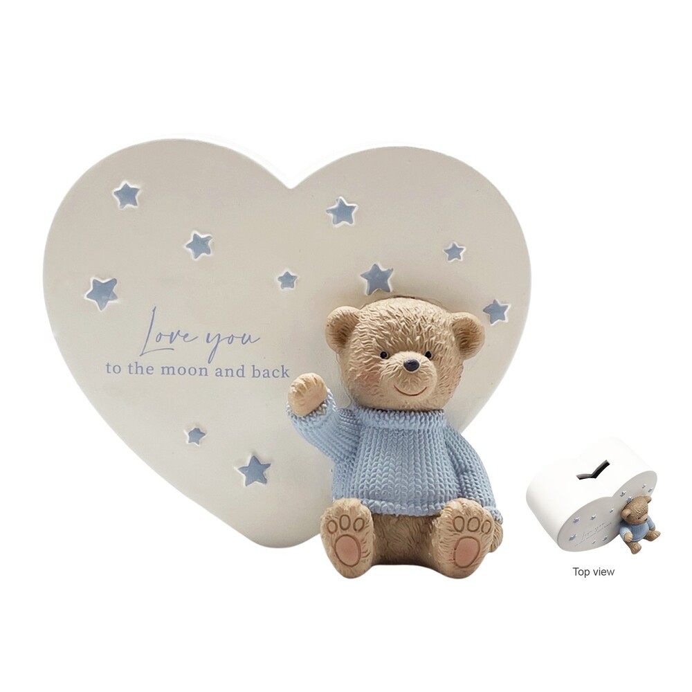 Moon And Back Blue Bear – Money Box