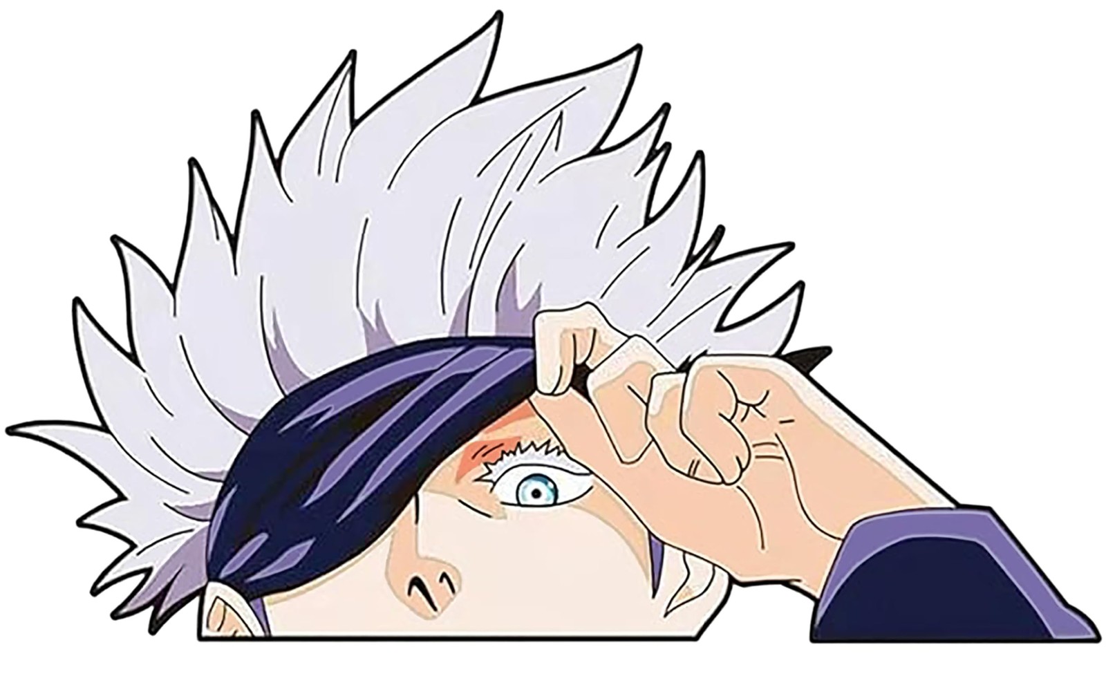 Gojo Anime Vinyl Decal Sticker 5 X 3 Inch for Cars, Trucks, Motorcycles, Boat…