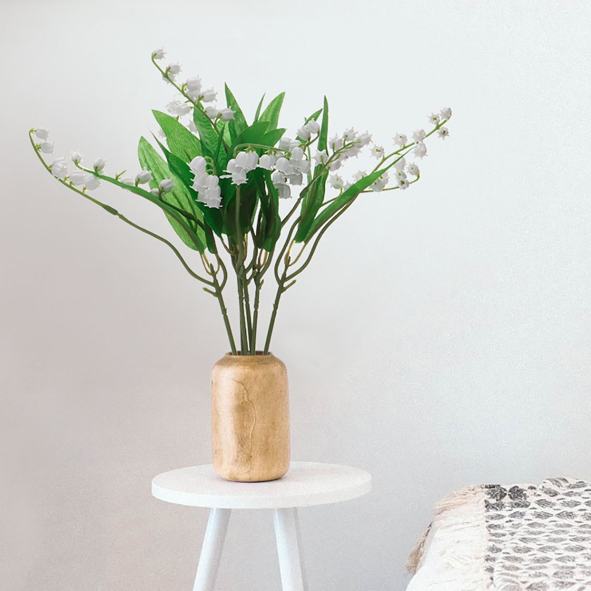 12 Bundles Artificial Lily of The Valley Flower Cream/ivory Decorative Flowers