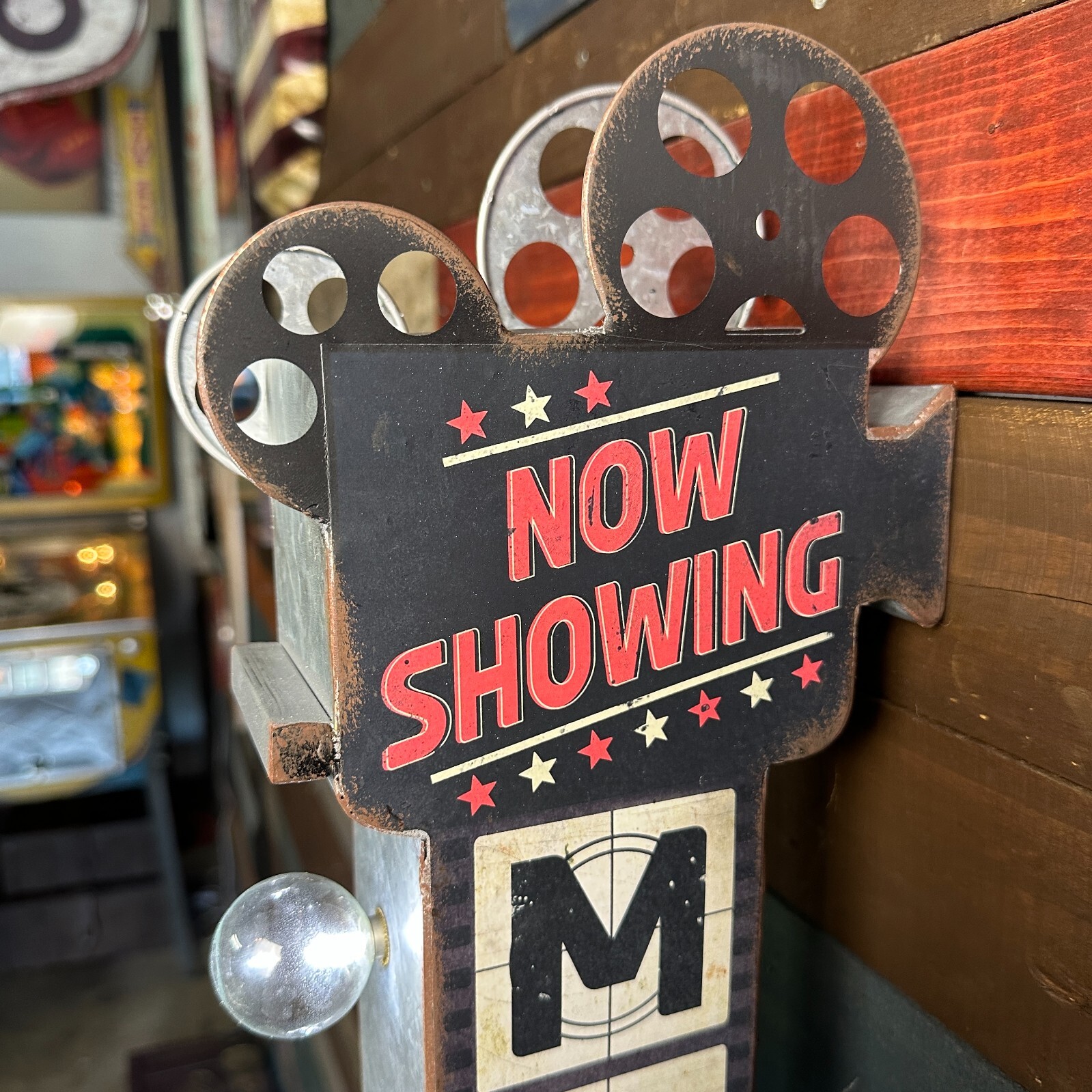 Movie Now Showing 26″ Double Sided Marquee LED Sign Vintage Retro Design