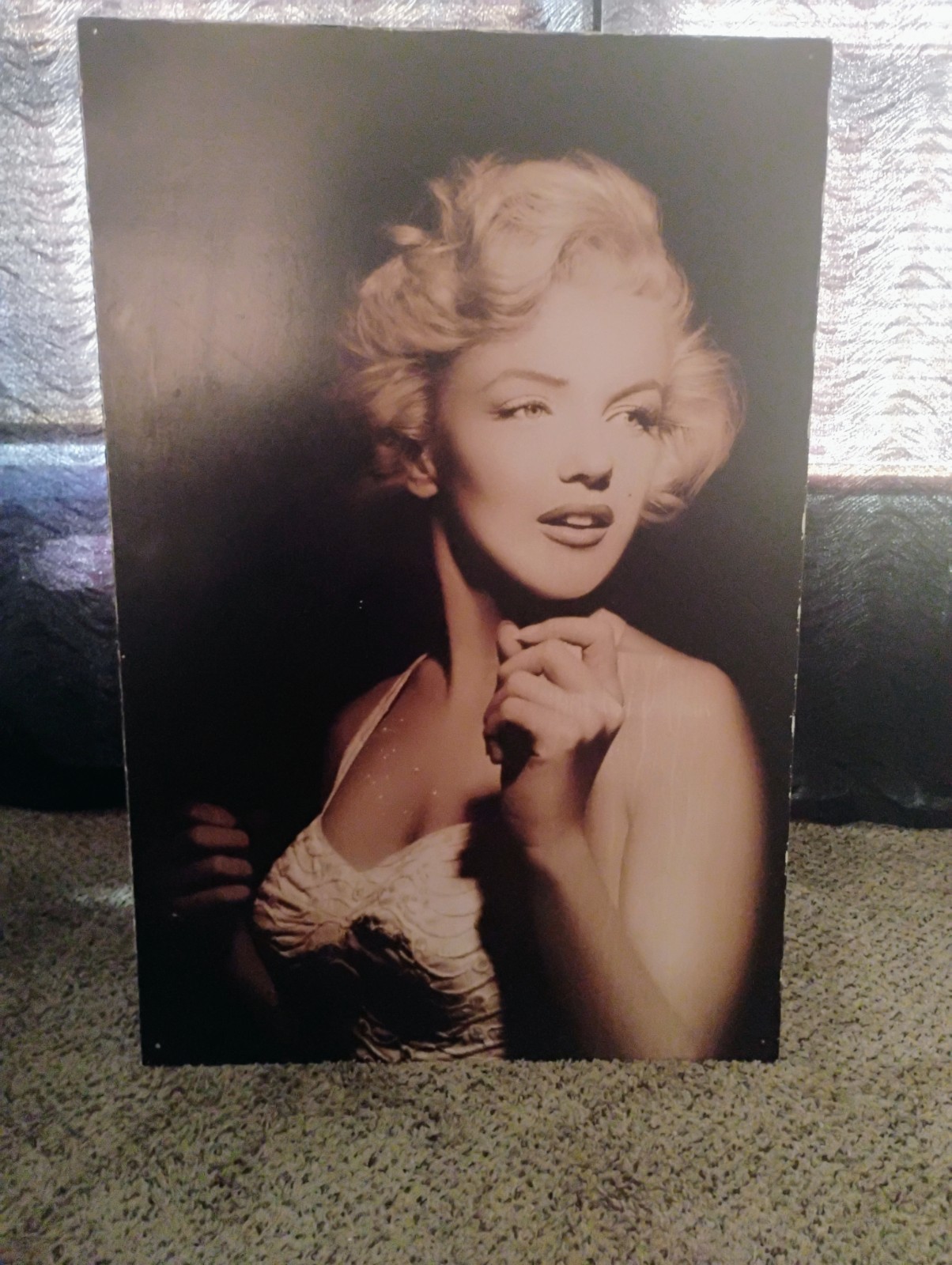 Marylin Monroe Portrait Poster Print Verical Photographic Art for Adults