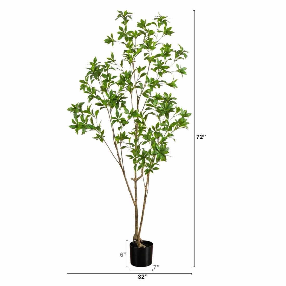 6′ Artificial Minimalist Japanese Pieris Tree