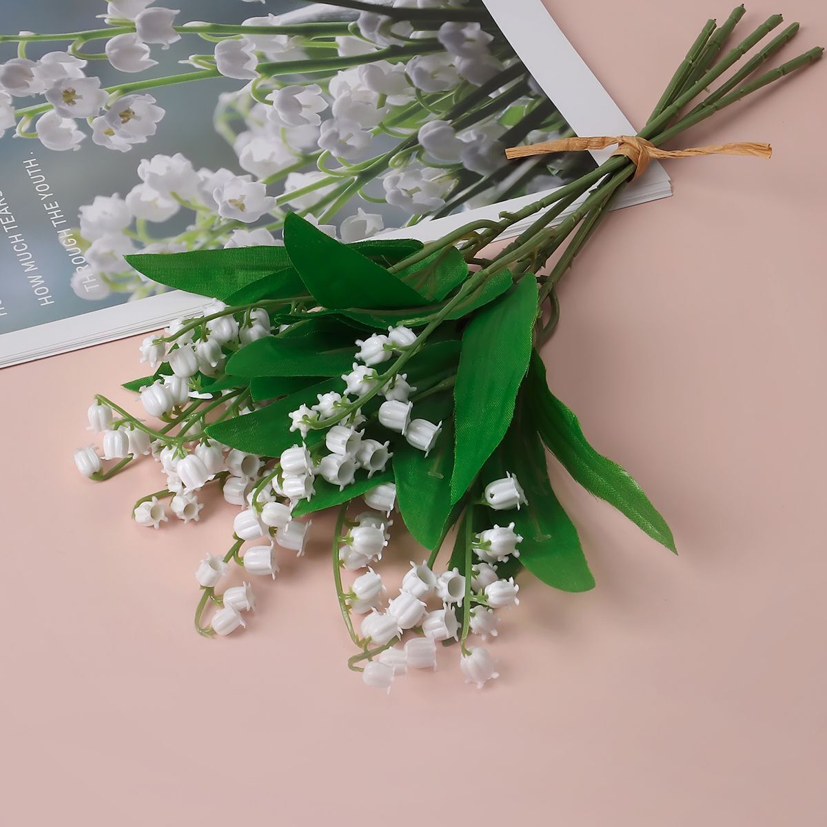 12 Bundles Artificial Lily of The Valley Flower Cream/ivory Decorative Flowers