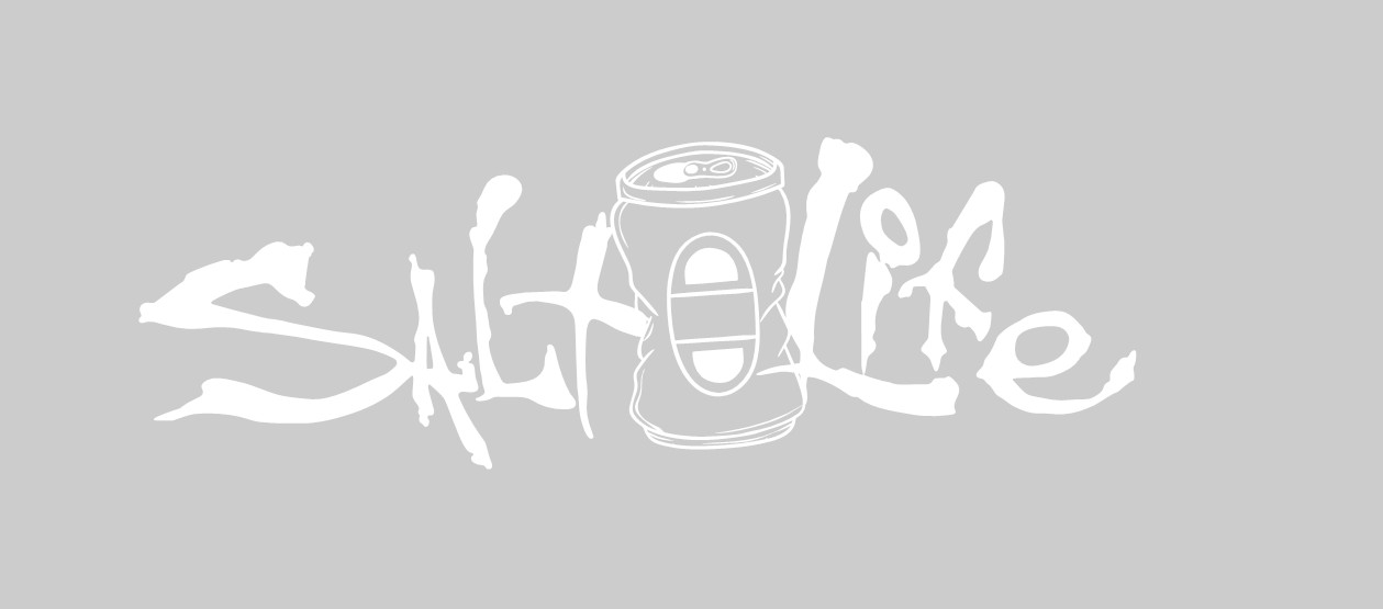 Salt Life Signature BEER CAN SODA Decal PICK SIZE / COLOR Vinyl Decal – Sticker
