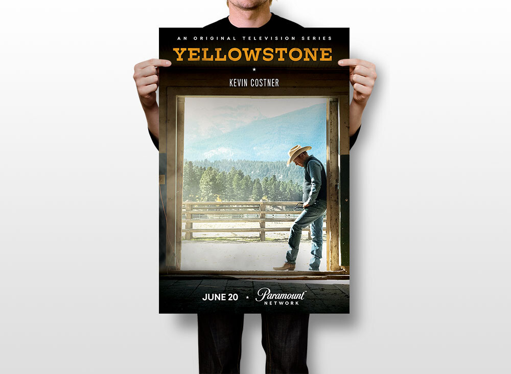 Yellowstone Tv Series Fight Usa Drama Painting Print Wall Art – POSTER 20×30