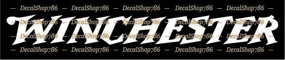 Winchester Firearms – Hunting/Outdoor Sports – Vinyl Die-Cut Peel N’ Stick Decal
