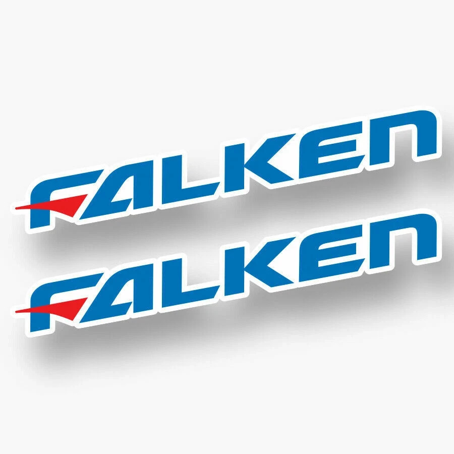 2X FALKEN TIRES DECAL STICKER US MADE TRUCK VEHICLE JDM RACING CAR WINDOW