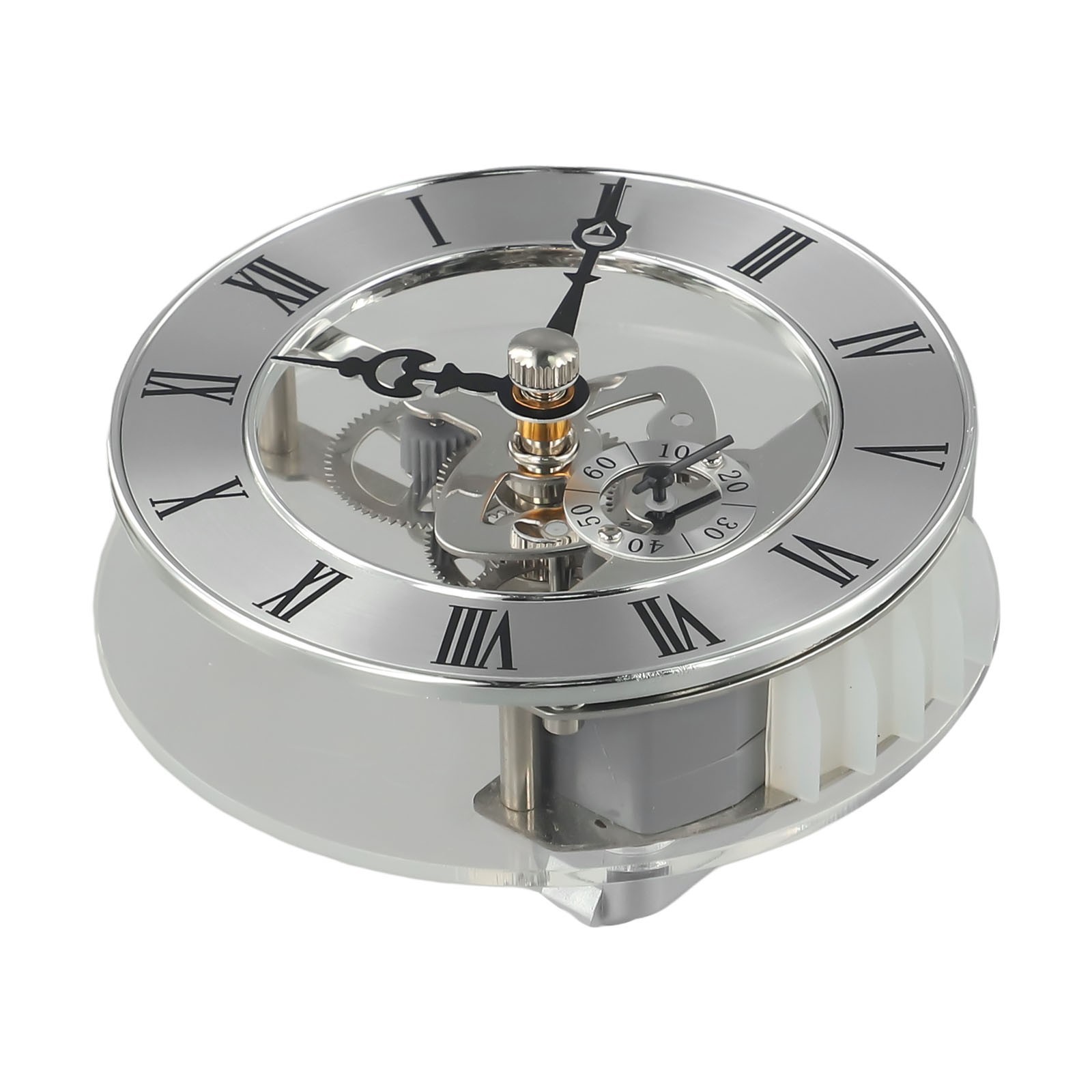 9) DIY Clock Repair Kit 86mm Roman Numeral Clock Insert Quartz Movement