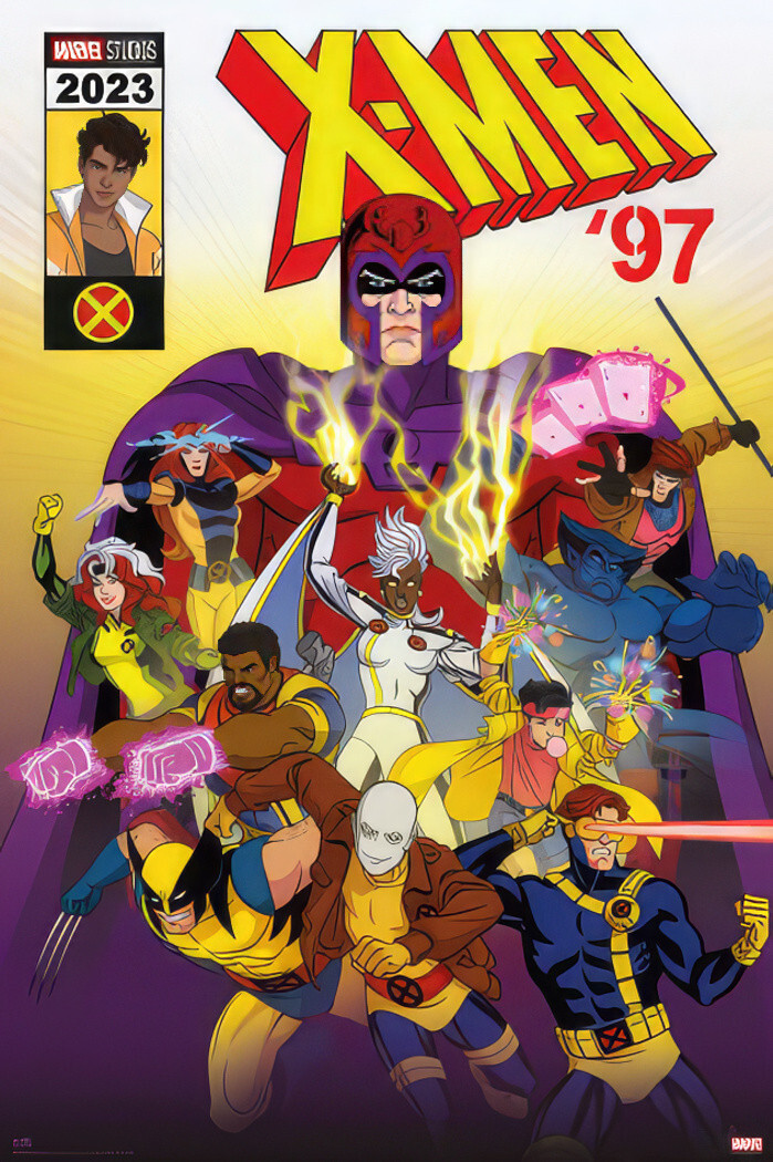 X-Men ’97 – Marvel Comics TV Show Poster (Character Montage) (Size: 24″ x 36″)