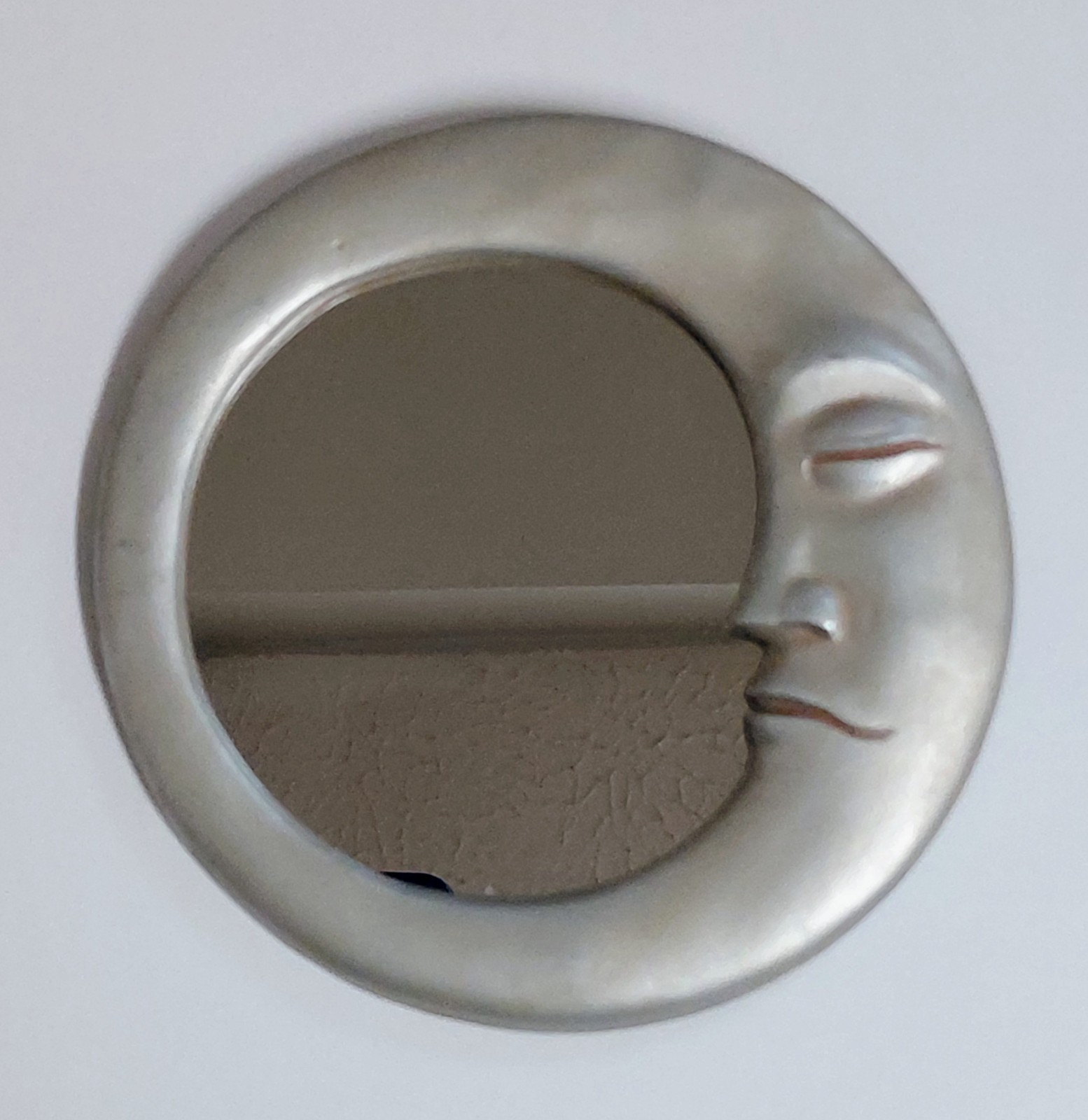 Celestial Man in Moon and Sun Framed Wall Mirror Set less than 6″ ea Whimsigoth