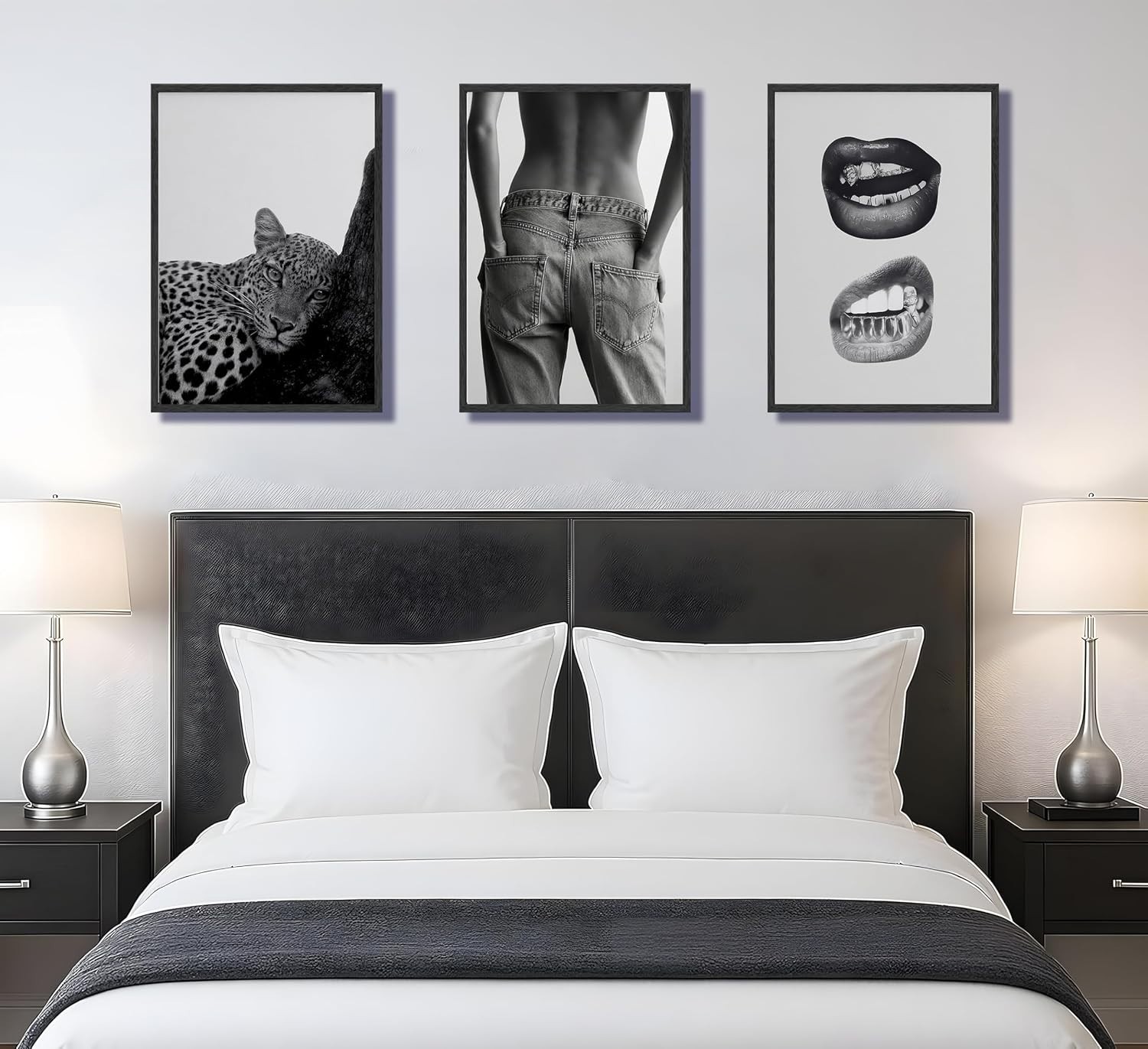 High-Quality Leopard-Themed Canvas Art Set – Perfect for Bedrooms & Living Rooms