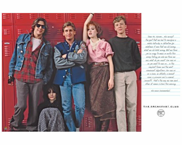 Breakfast Club Lockers Poster 36in x 24in