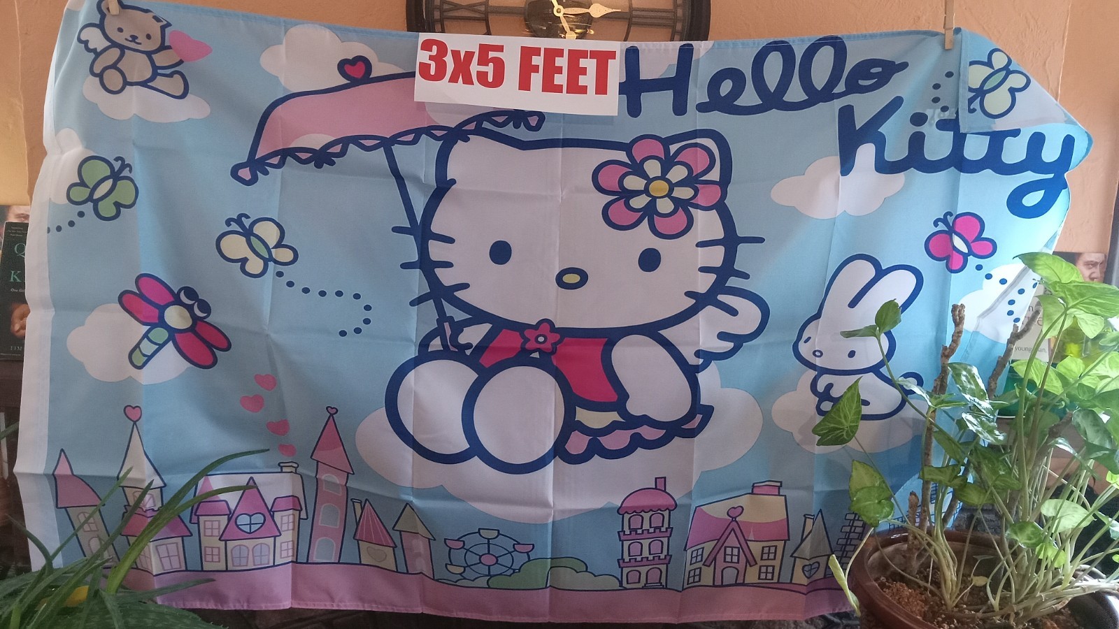 Hello Kitty 3×5 Feet Flag Blue