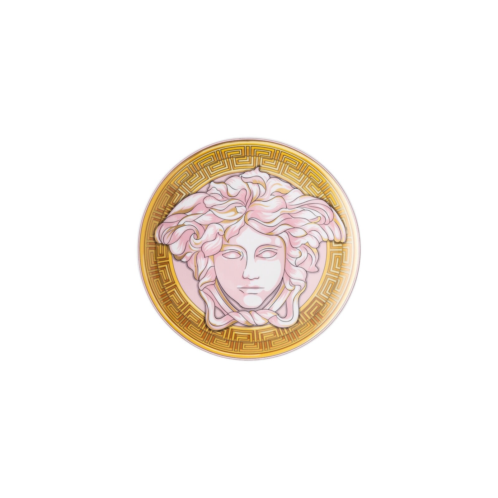 Versace Rosenthal – Flat Plate 17Cm Medusa Amplified Pink Coin Versace