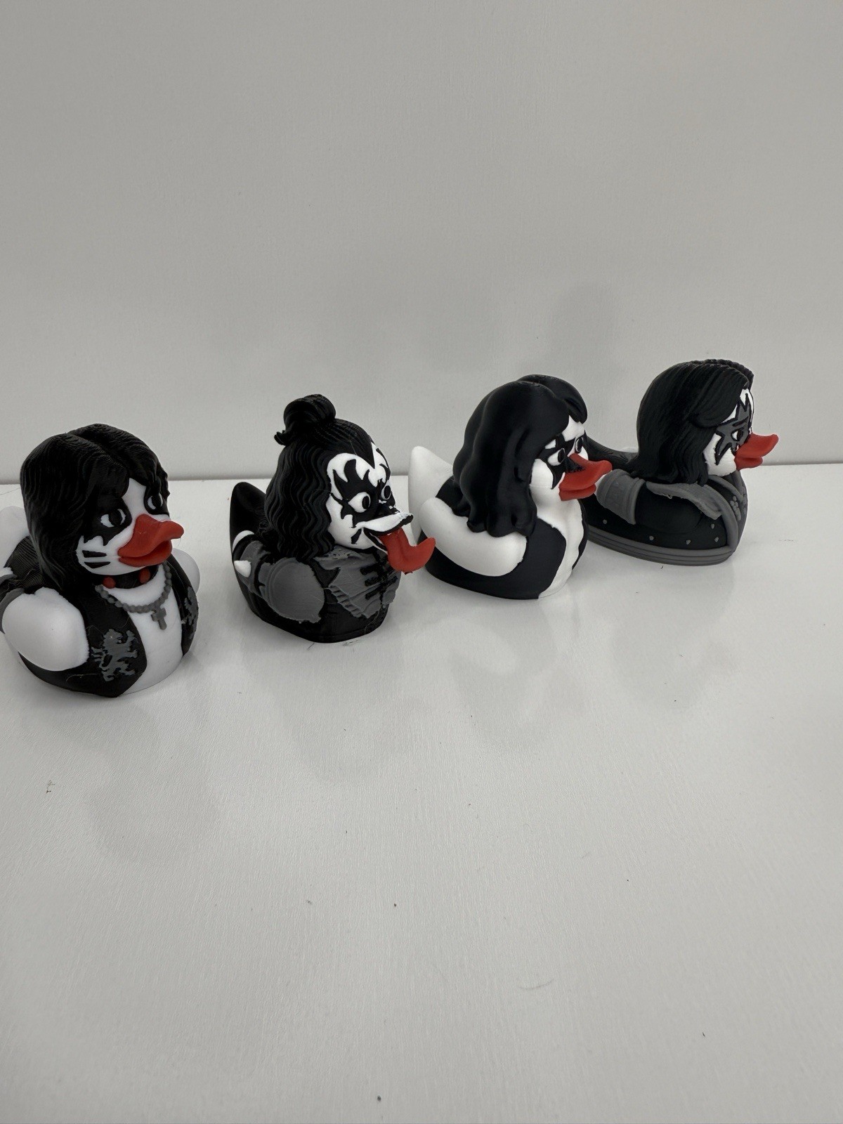 KISS-Inspired Rock Band Ducks | Limited Edition 3D Printed Collectibles