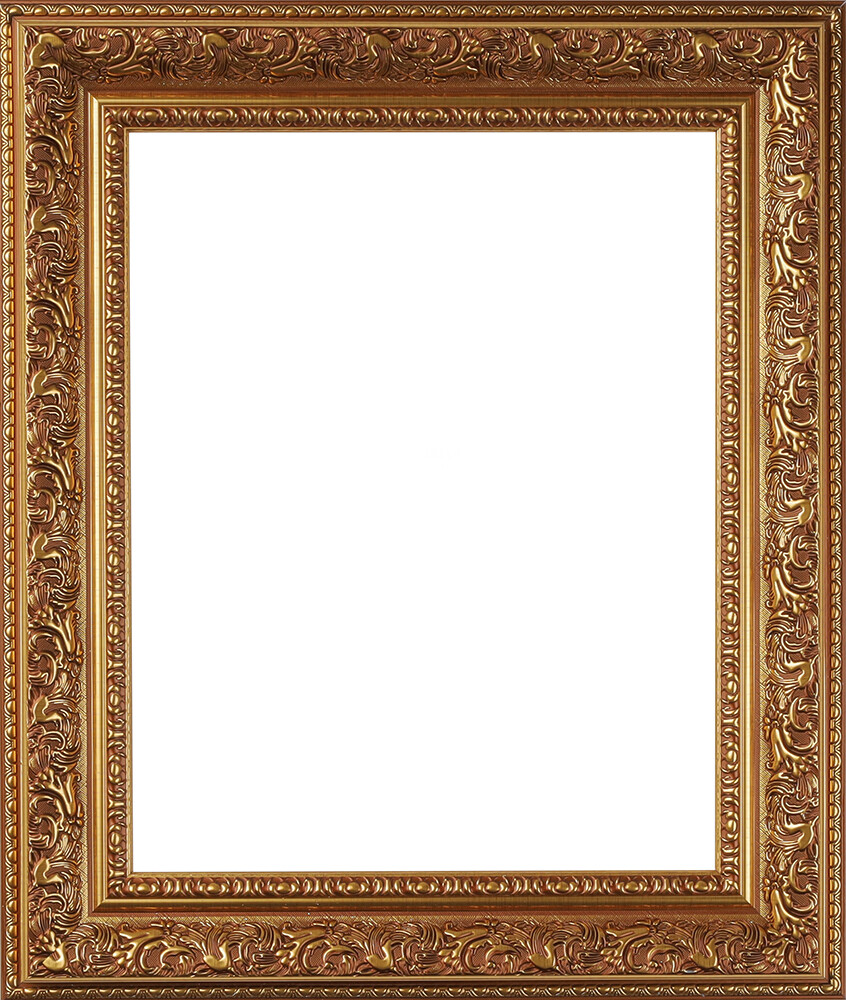 3-1/2″ Gold Ornate Picture Frame 11×14 12×18 16×20 24×36 30×40 36×36 + 3348-A897