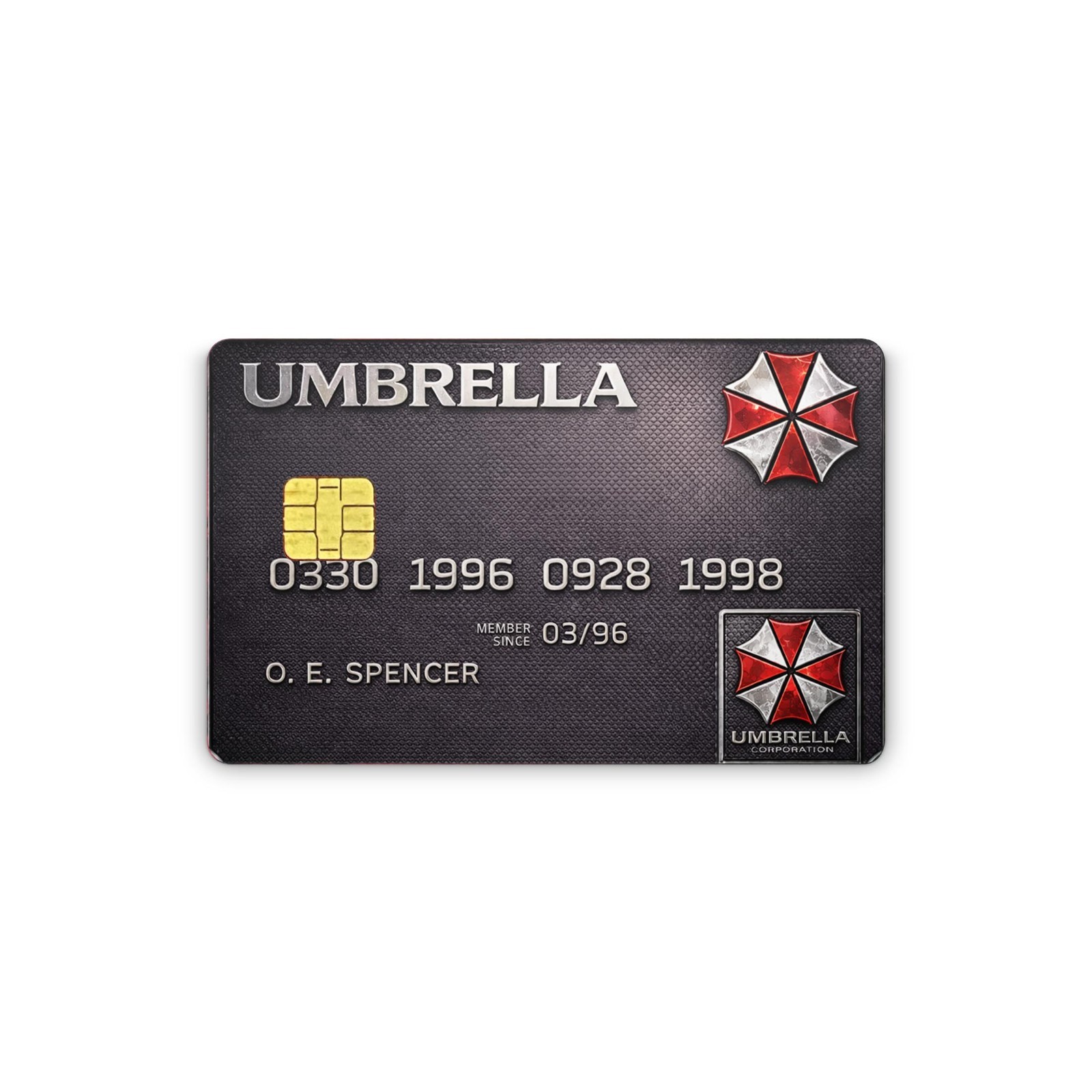 Resident Evil Umbrella Corporation Credit Card Skin Debit Card Sticker
