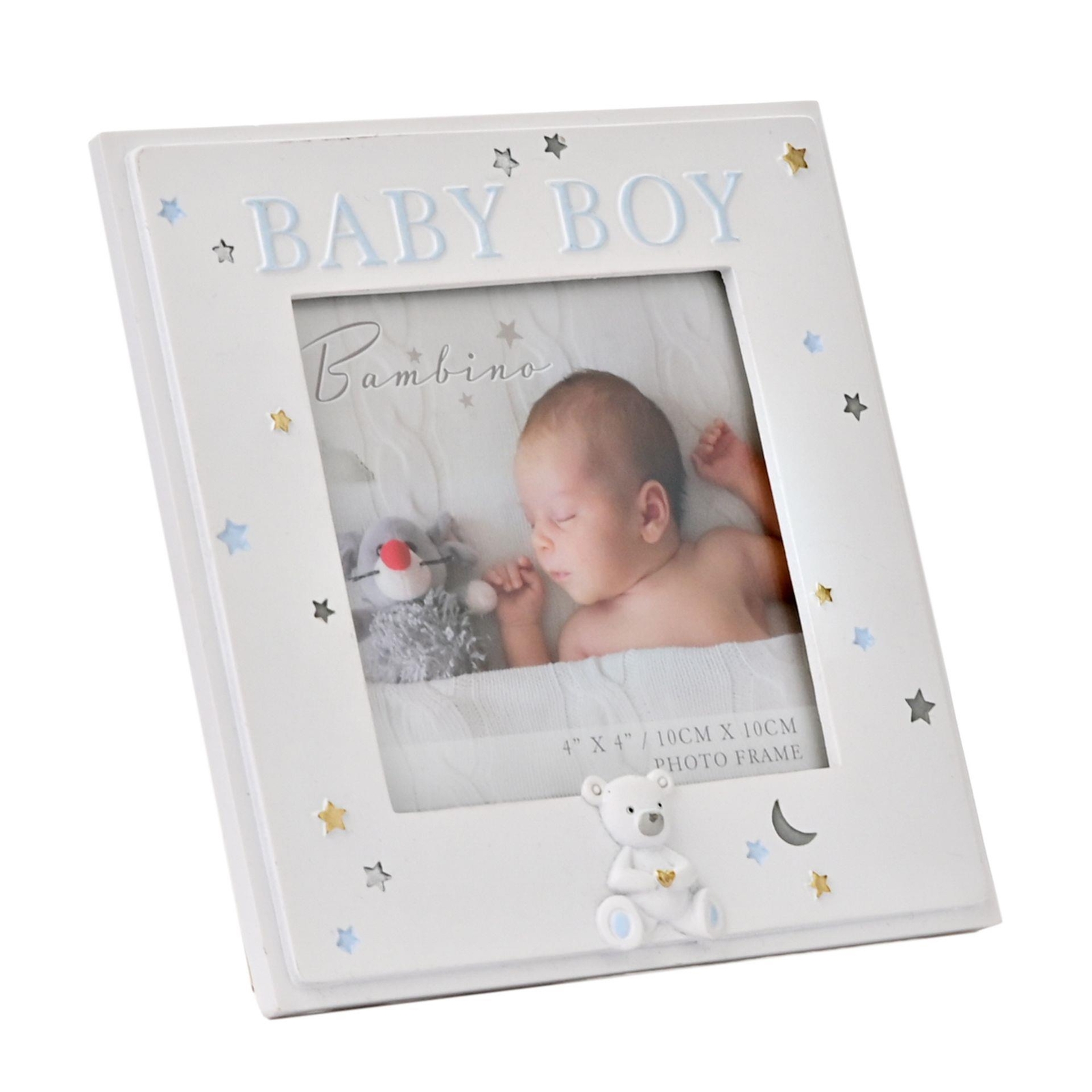Baby 4” x 4” Photo Frame Bambino Cream Unisex – baby Boy