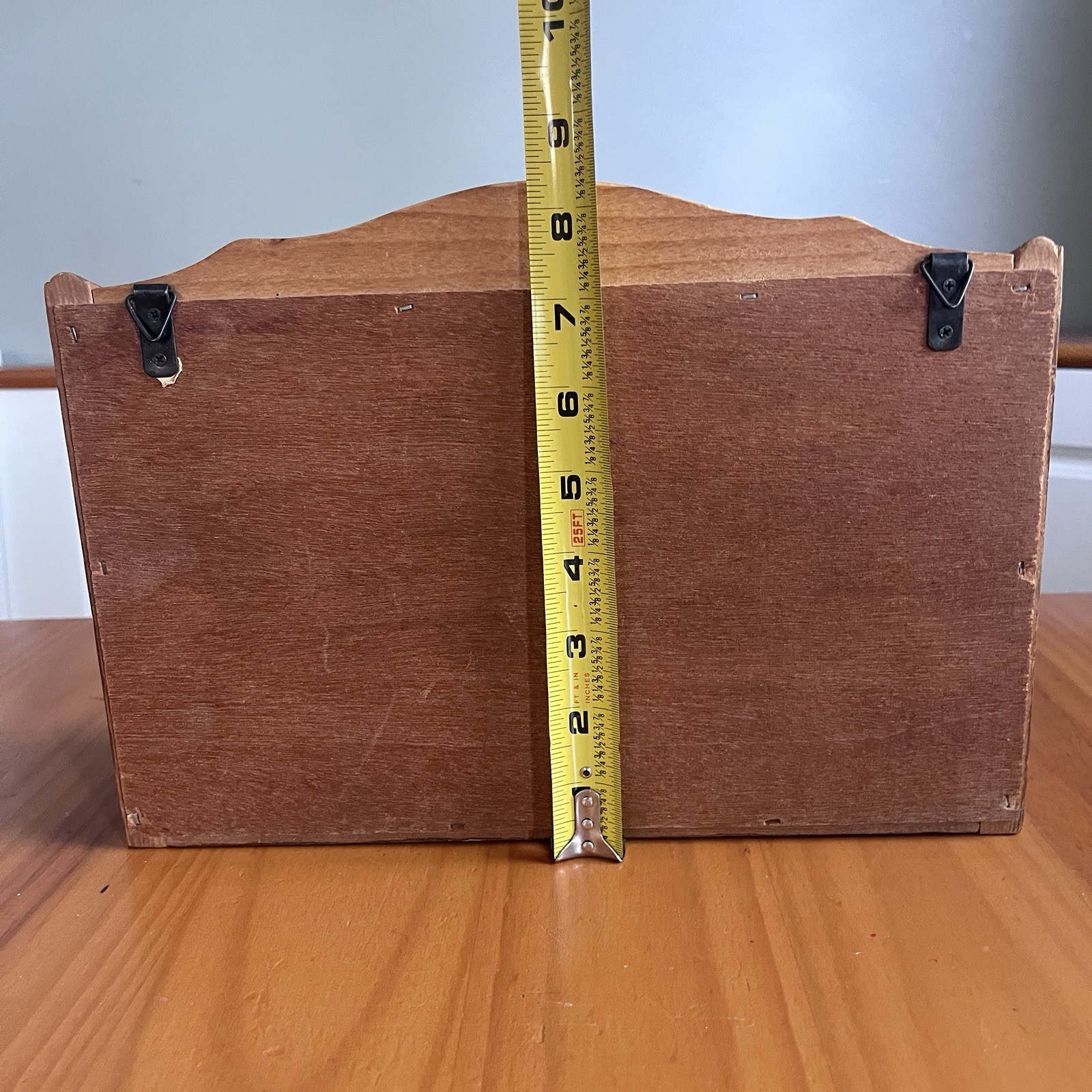 Vintage GOOD WOOD Marmalade Goose Geese Mail Letter Holder 3 Way Bin Wooden