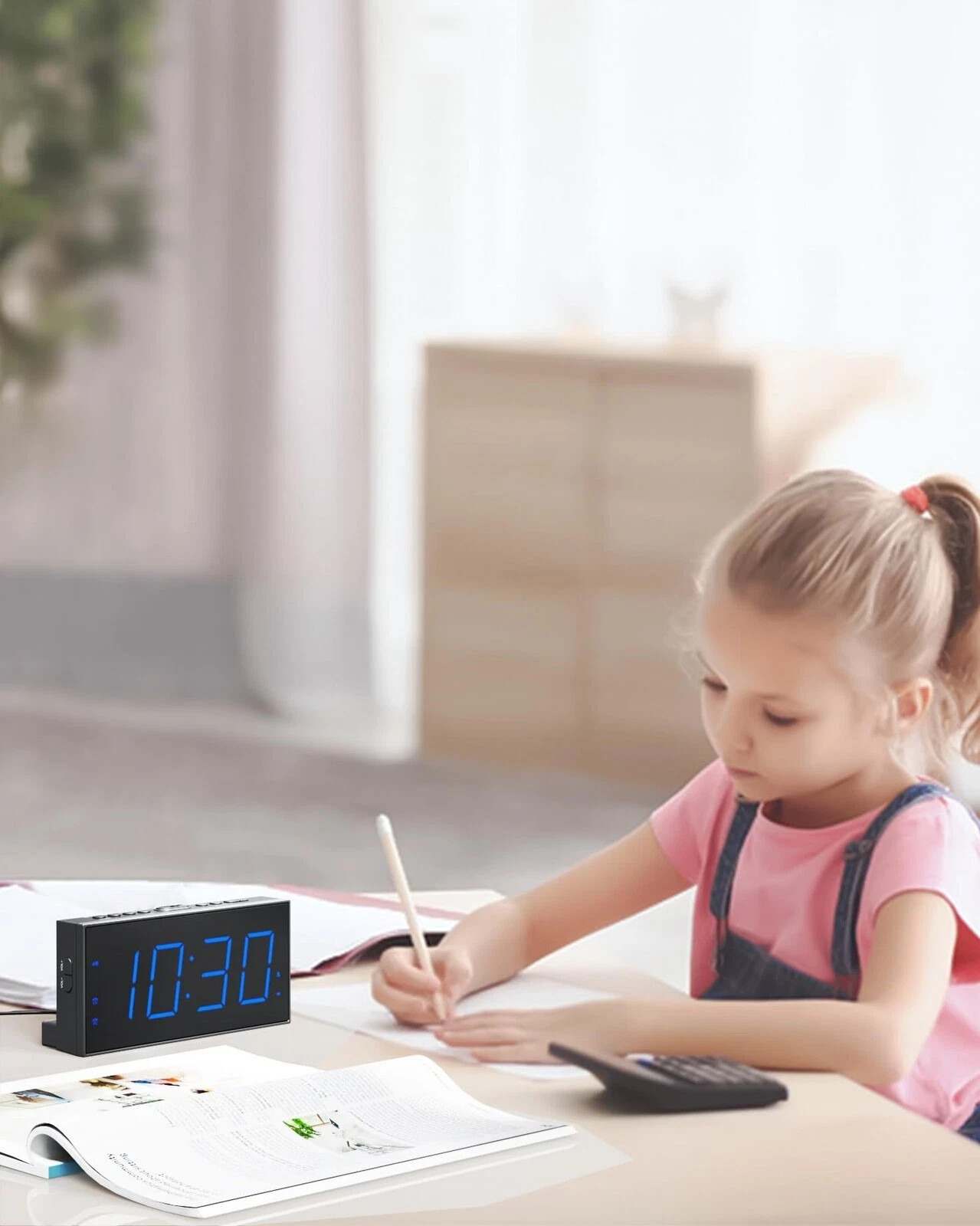 Super Loud Alarm with Bed Shaker, Vibrating Alarm Clock for Heavy Sleepers