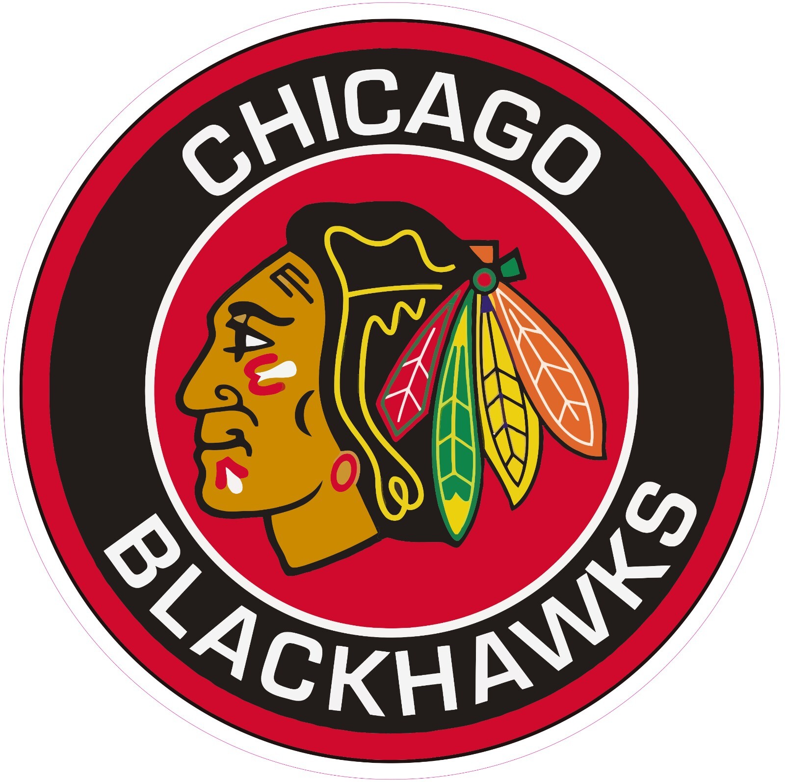 Chicago Blackhawks Hockey Vinyl Decal Sticker Car Truck Bumper Laptop Tumbler