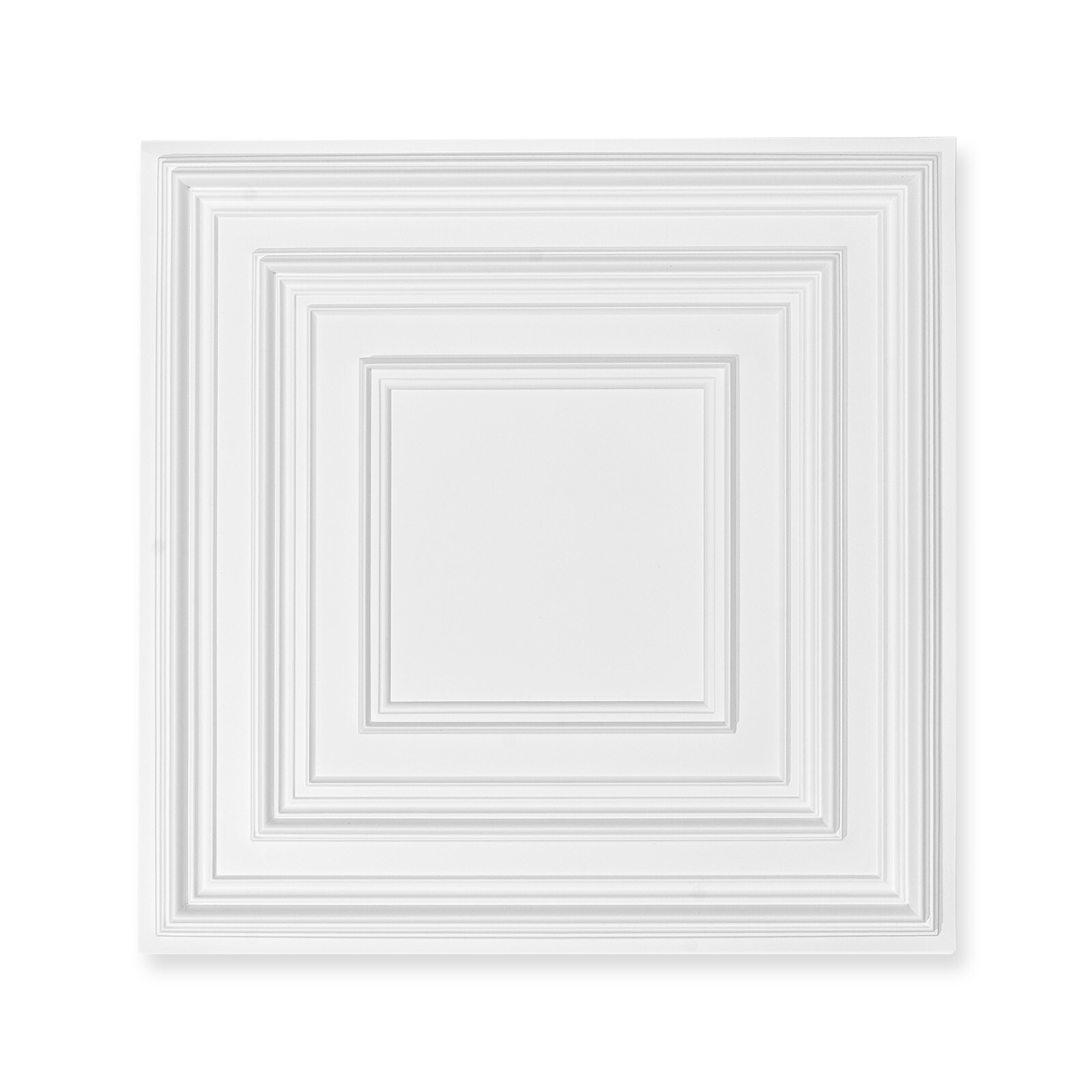 VEVOR Ceiling Tiles 12-Pack 24 x 24 in PVC Easy Installation White Peg Pattern