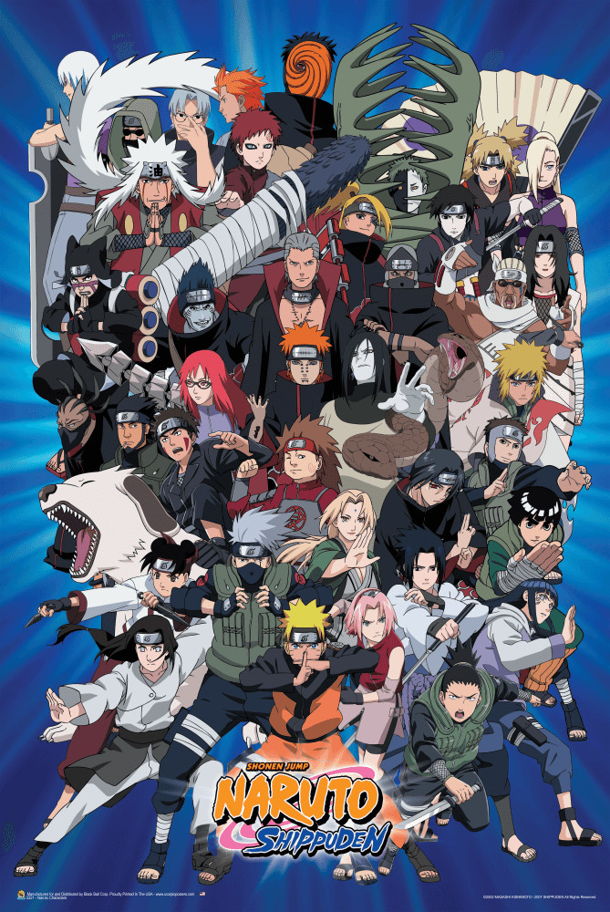 Naruto – Characters Poster 24in x 36in