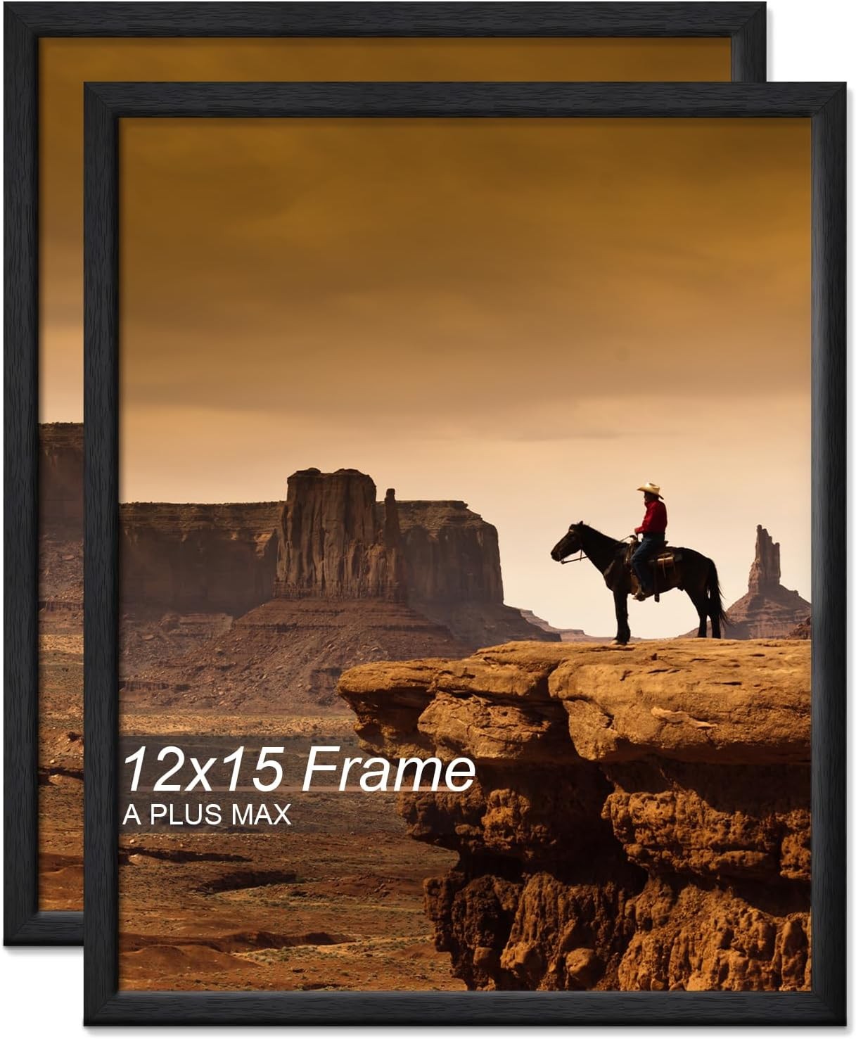 12×24 Picture Frame Black Engineered Wood Frame 12 x 24 Inch Picture Poster