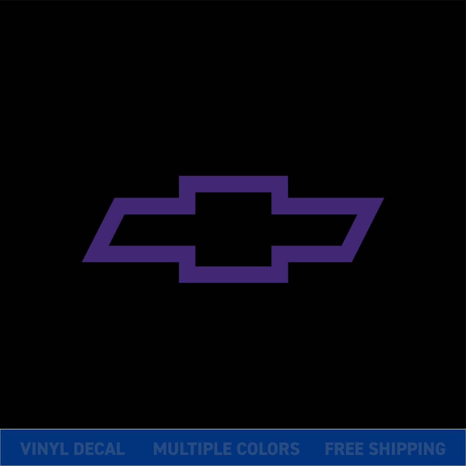 Chevy Bowtie Logo Vinyl Decal Sticker | Chevrolet Truck Car Window Graphic
