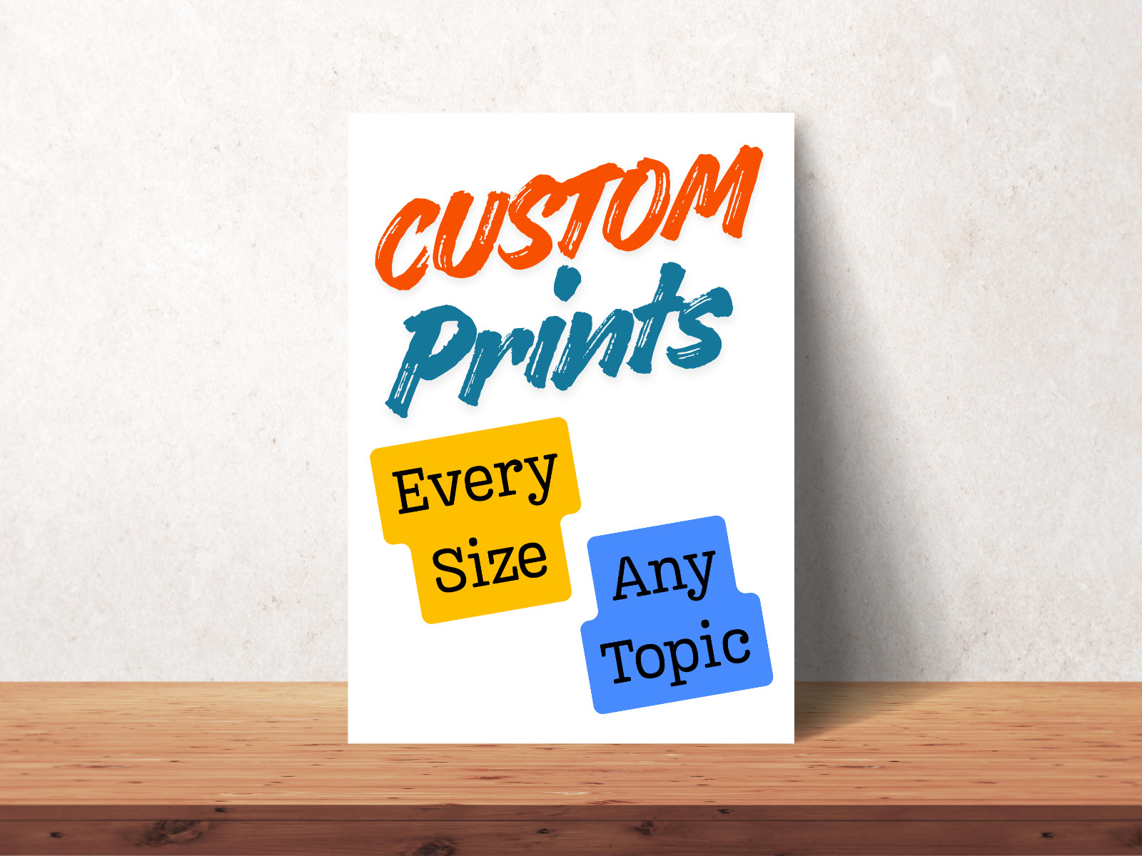 custom photo print