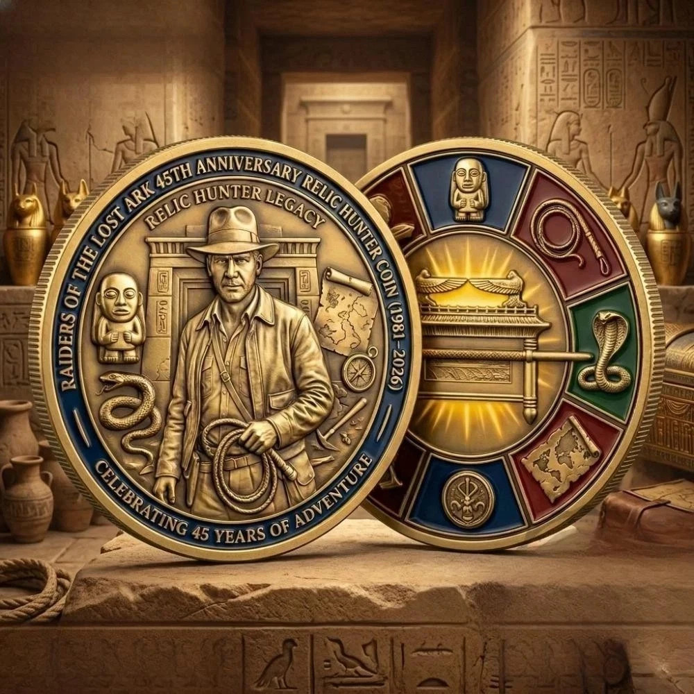 Relic Hunter 45th Anniversary Collector Coin Adventure Gift