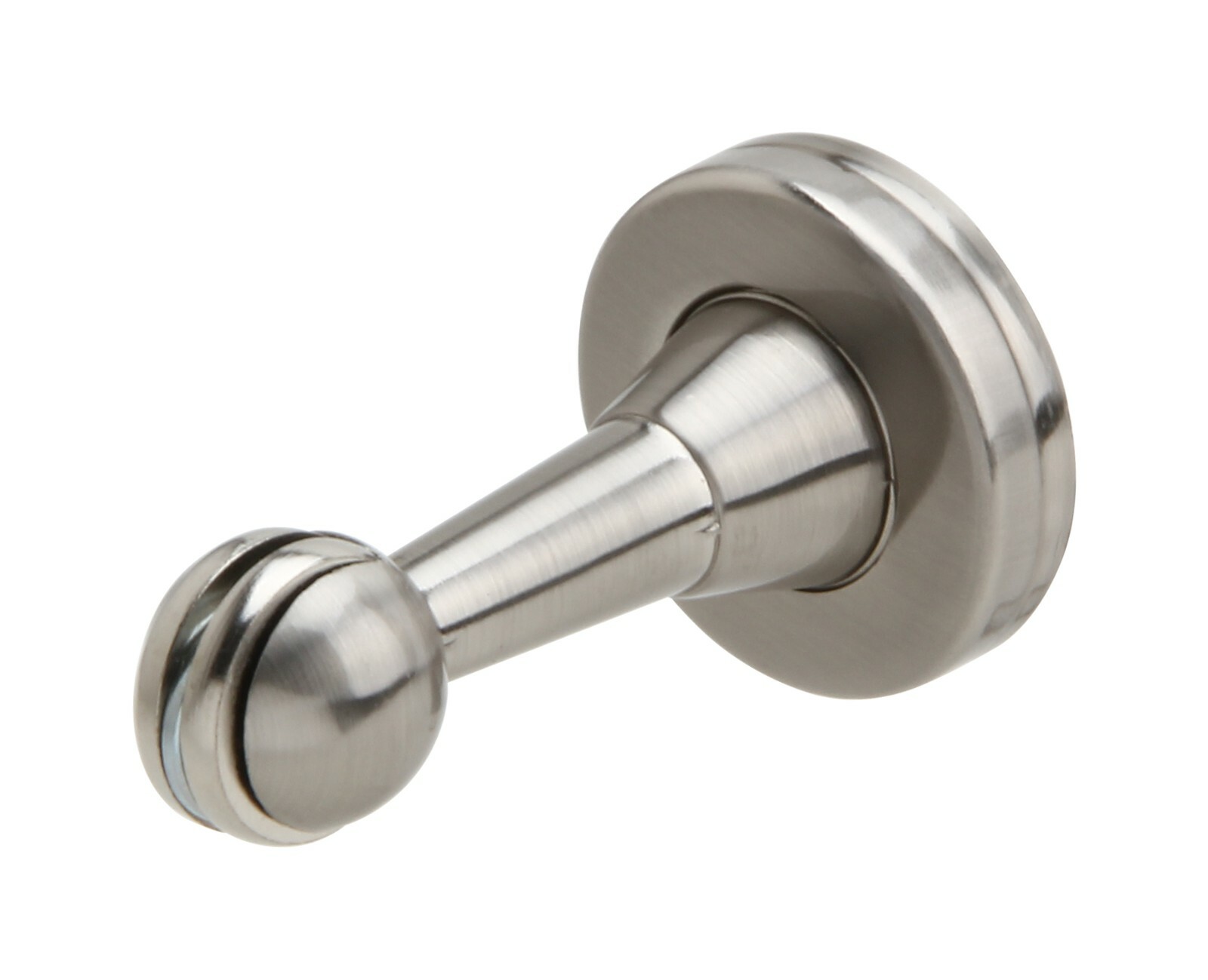 Soft-Catch Magnetic Door Stop in Brushed Satin Nickel, Wall Mount