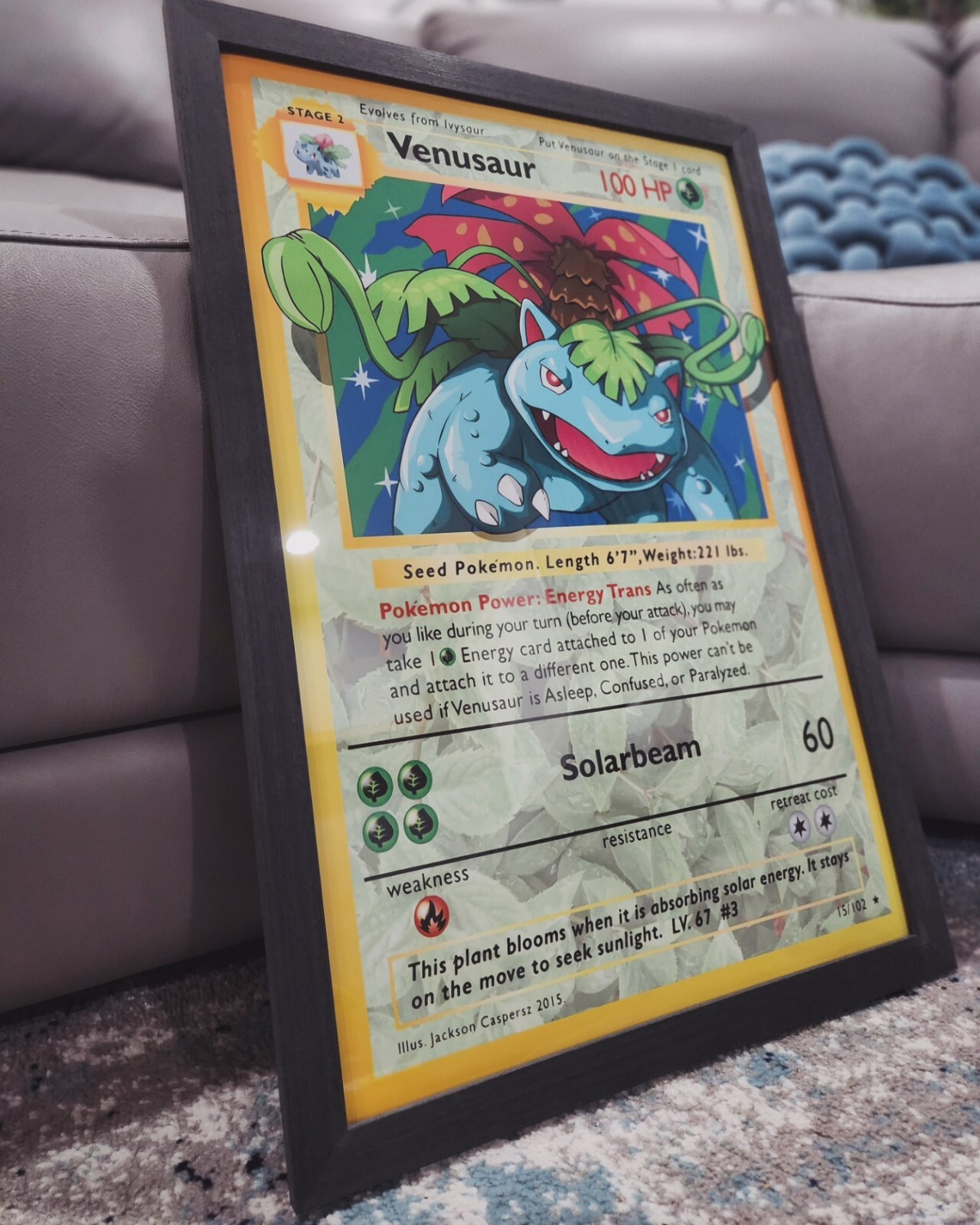 Pokemon trading card poster canvasTCG wall art anime home decor