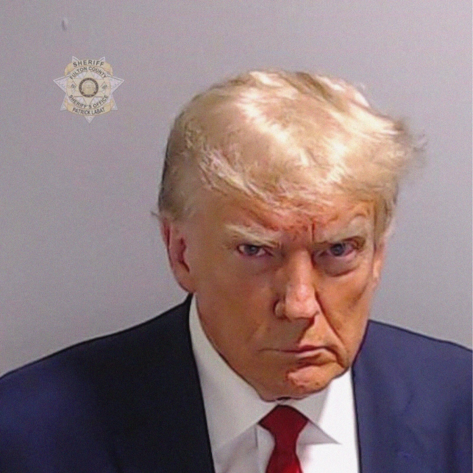 Donald Trump MUGSHOT Print meme Poster 11×11 Politics 45 President Government