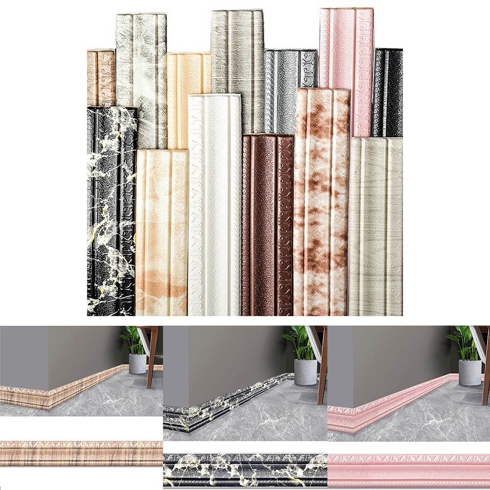 8CM??230CM Wall Trim Line Skirting Border Decor Sticker Wallstick Decor