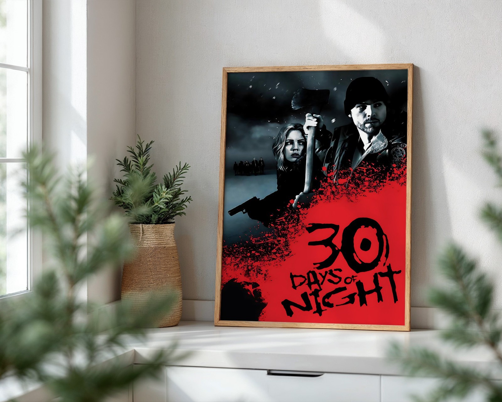 30 Days of Night (2007) Movie Poster Wall Art Print